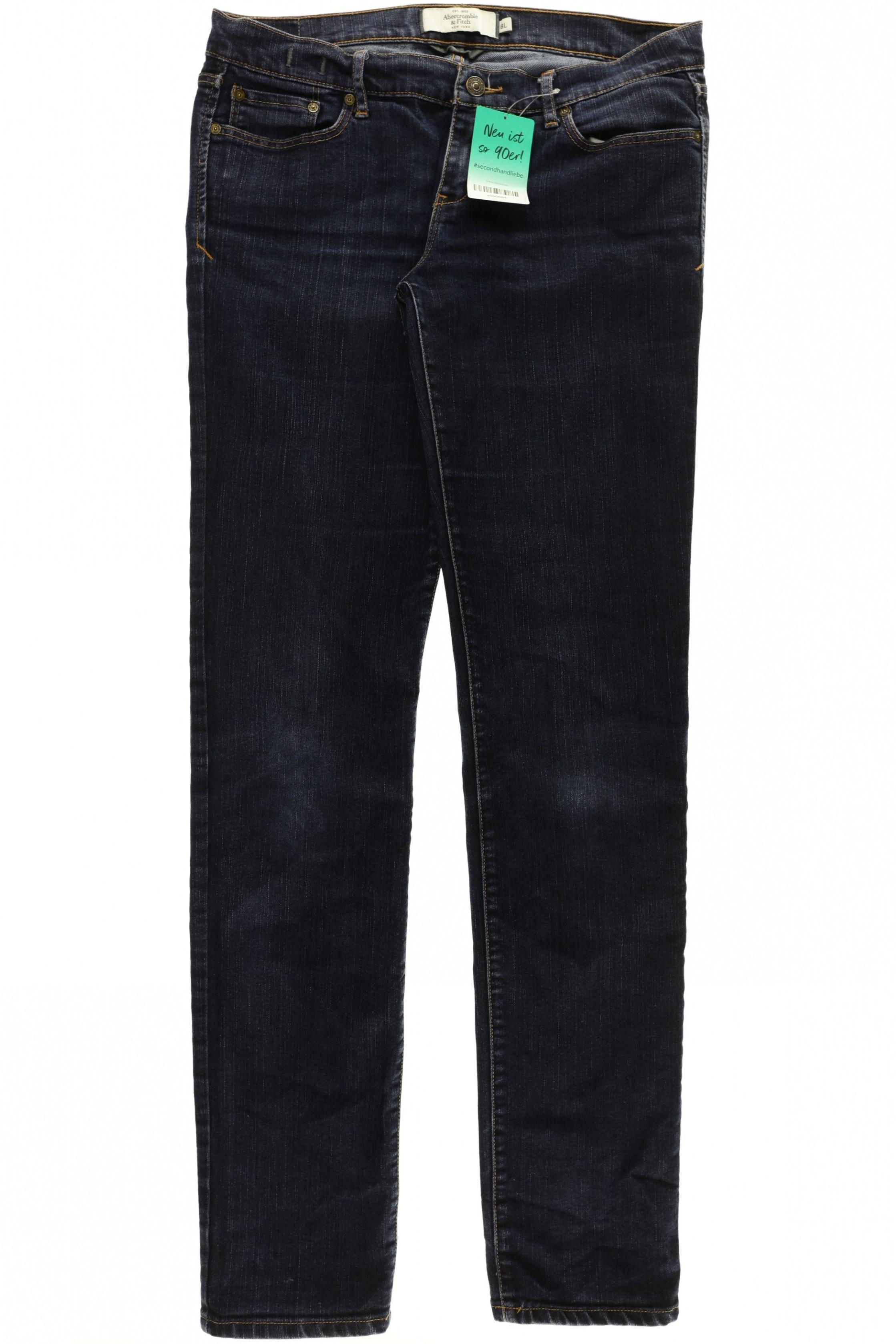 

Abercrombie & Fitch Damen Jeans, marineblau, Gr. 8