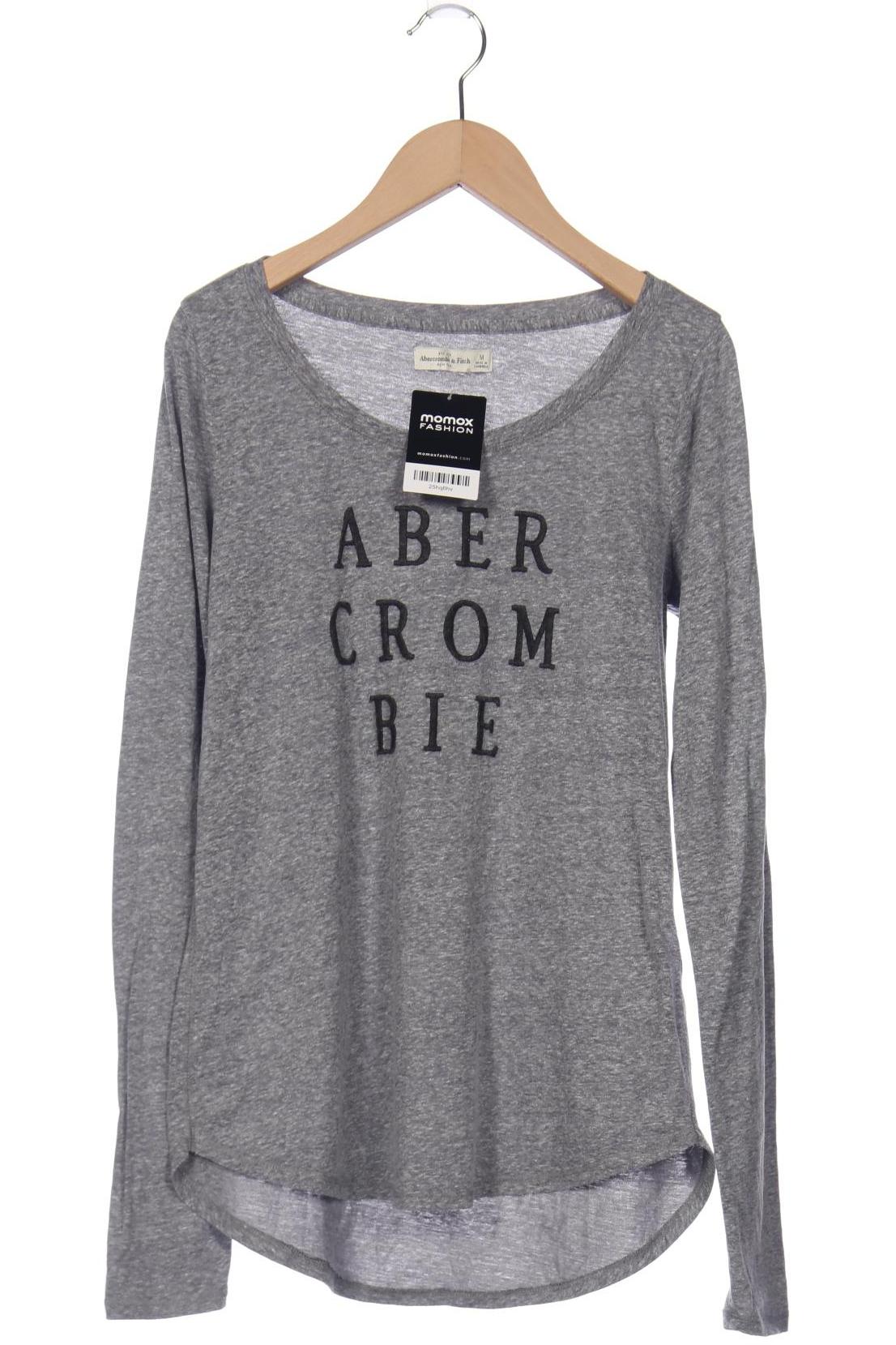 

Abercrombie & Fitch Damen Langarmshirt, grau