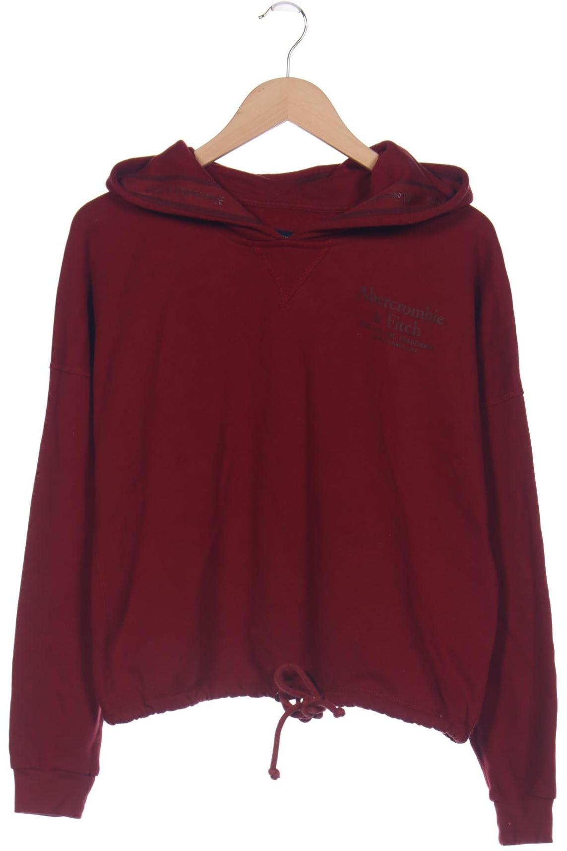 

Abercrombie & Fitch Damen Kapuzenpullover, bordeaux, Gr. 42