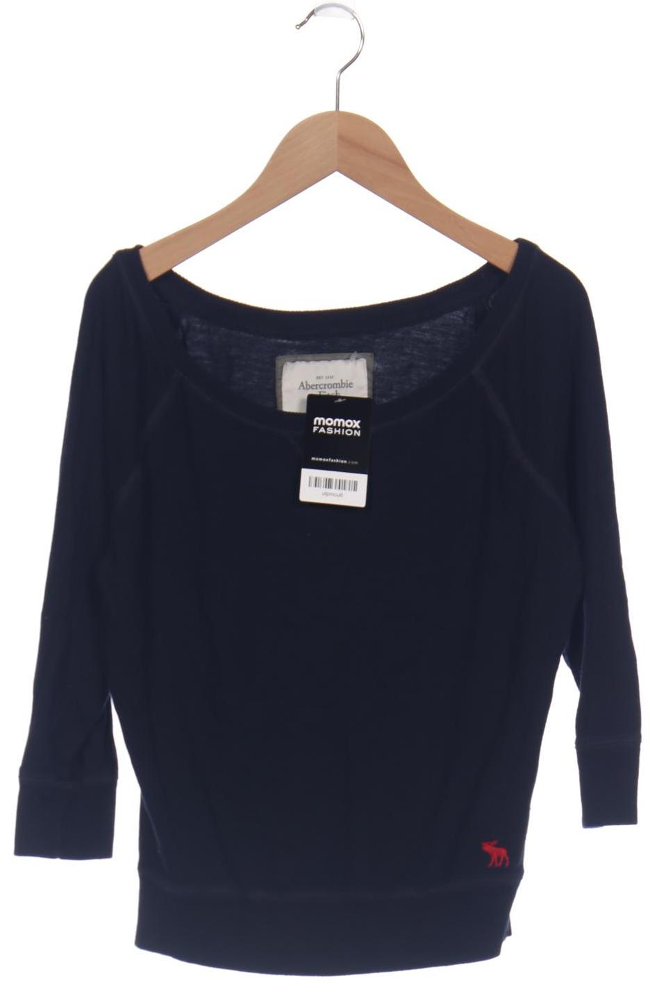 

Abercrombie & Fitch Damen Langarmshirt, marineblau, Gr. 36