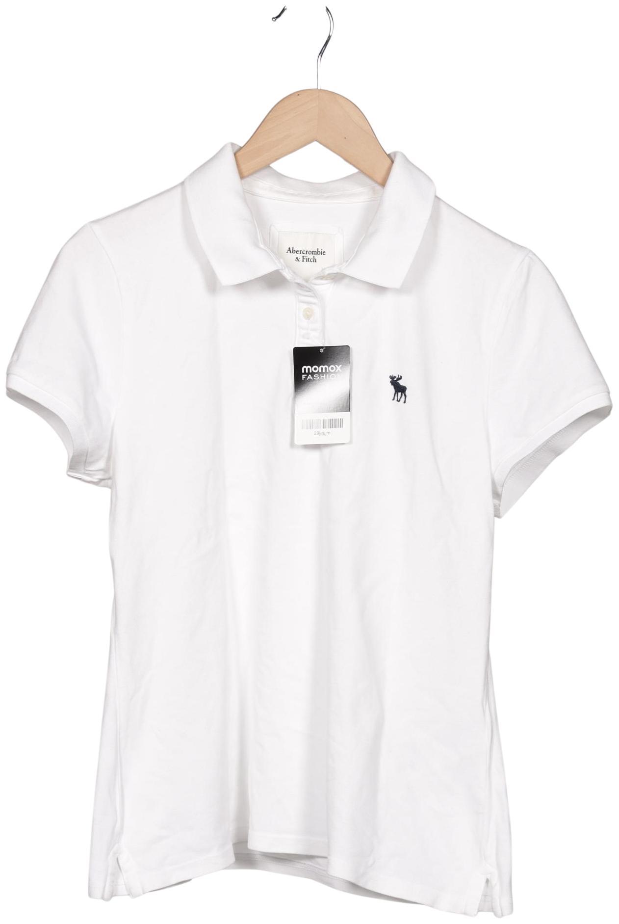 

Abercrombie & Fitch Damen Poloshirt, weiß, Gr. 42