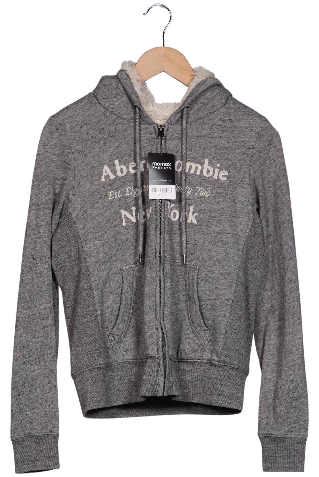

Abercrombie & Fitch Damen Kapuzenpullover, grau, Gr. 36