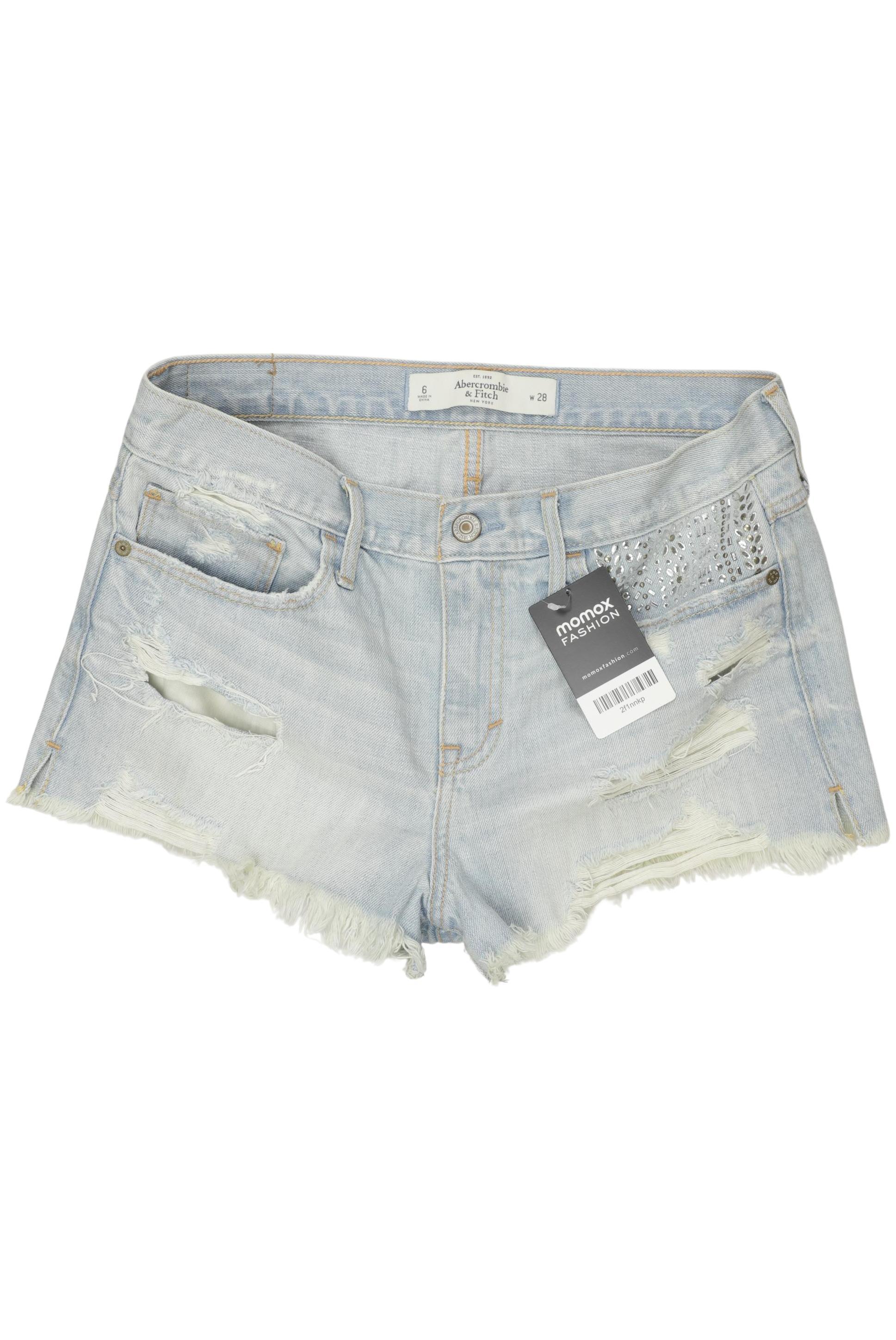 

Abercrombie & Fitch Damen Shorts, hellblau, Gr. 28