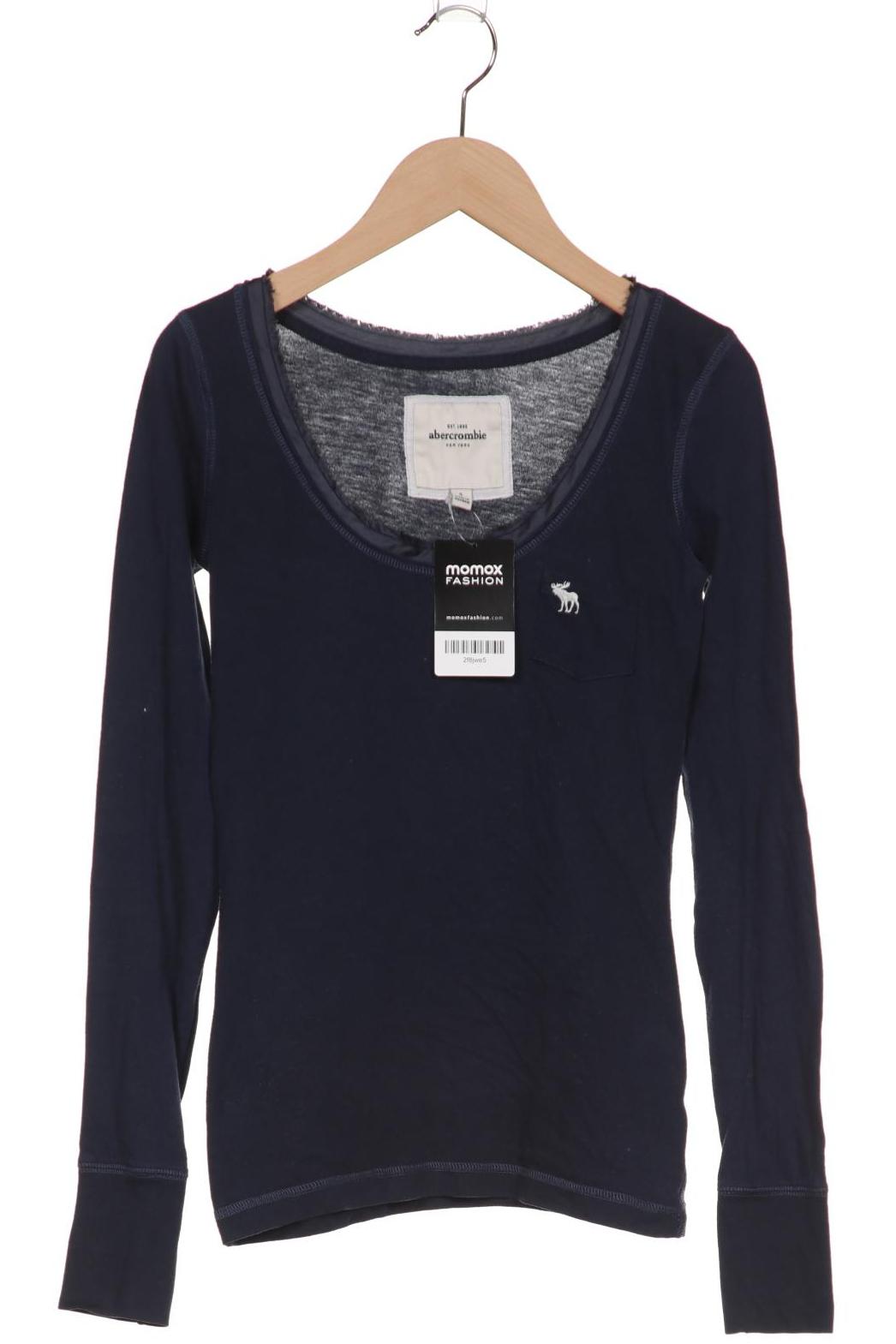 

Abercrombie & Fitch Damen Langarmshirt, marineblau