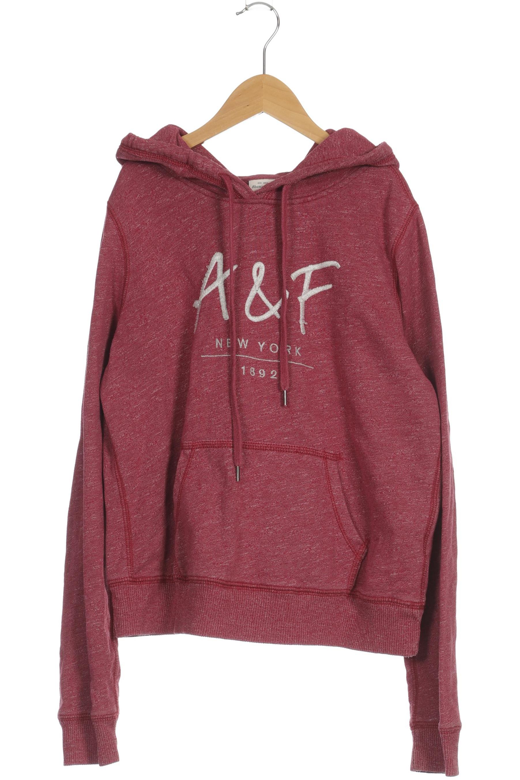 

Abercrombie & Fitch Damen Kapuzenpullover, rot, Gr. 36