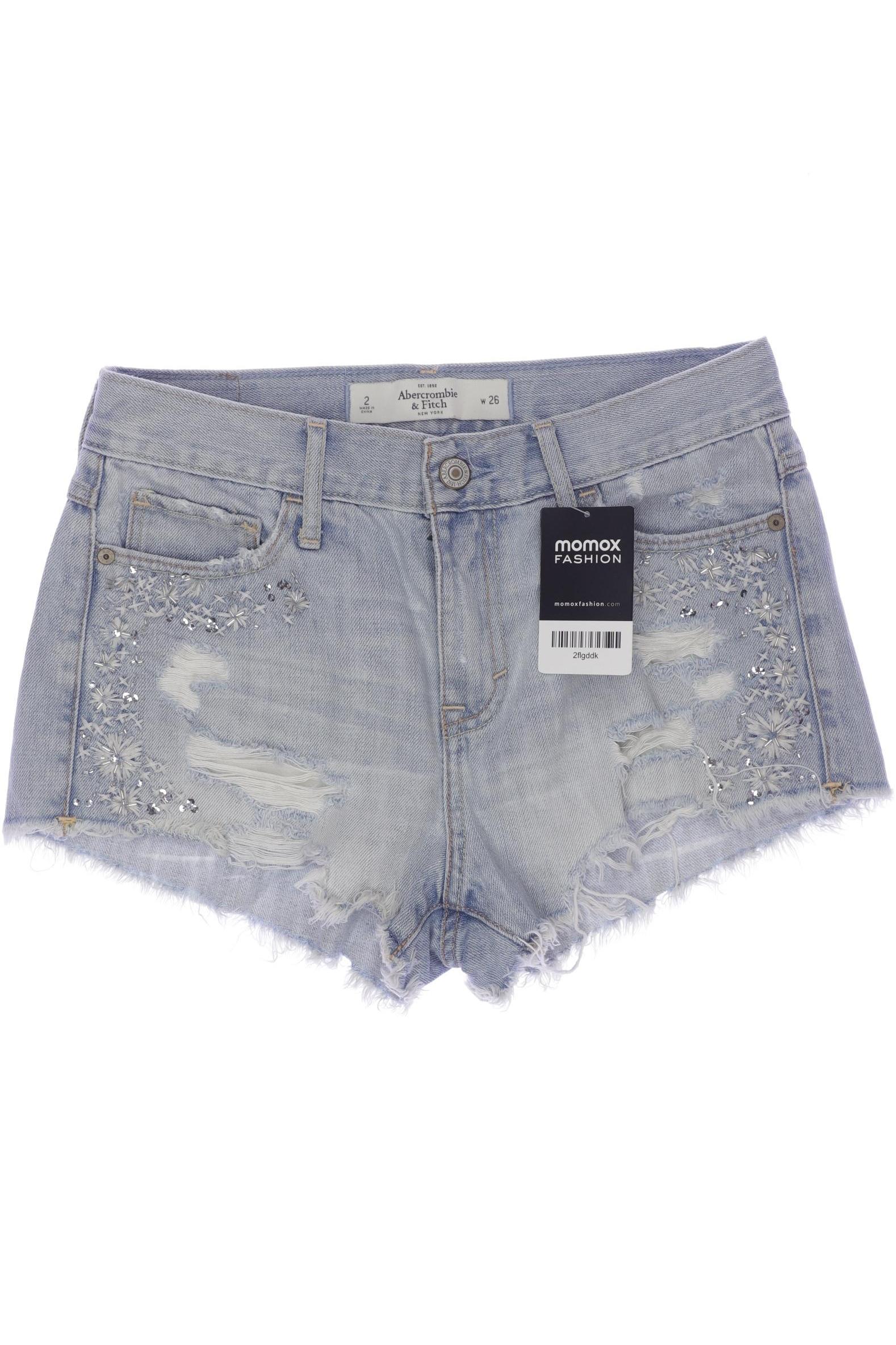 

Abercrombie & Fitch Damen Shorts, blau, Gr. 26