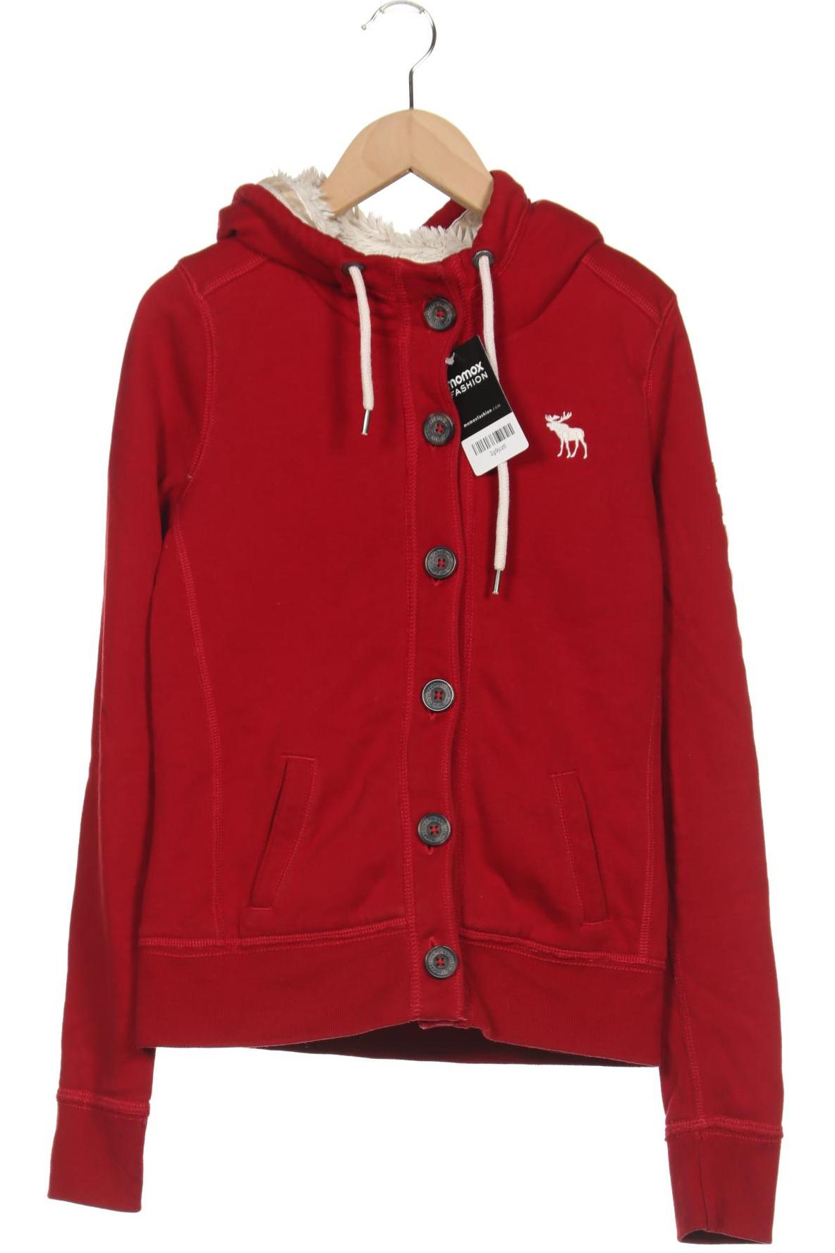 

Abercrombie & Fitch Damen Kapuzenpullover, rot