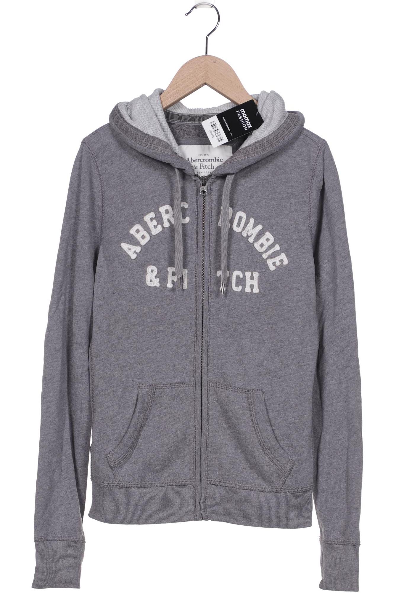 

Abercrombie & Fitch Damen Kapuzenpullover, grau, Gr. 42