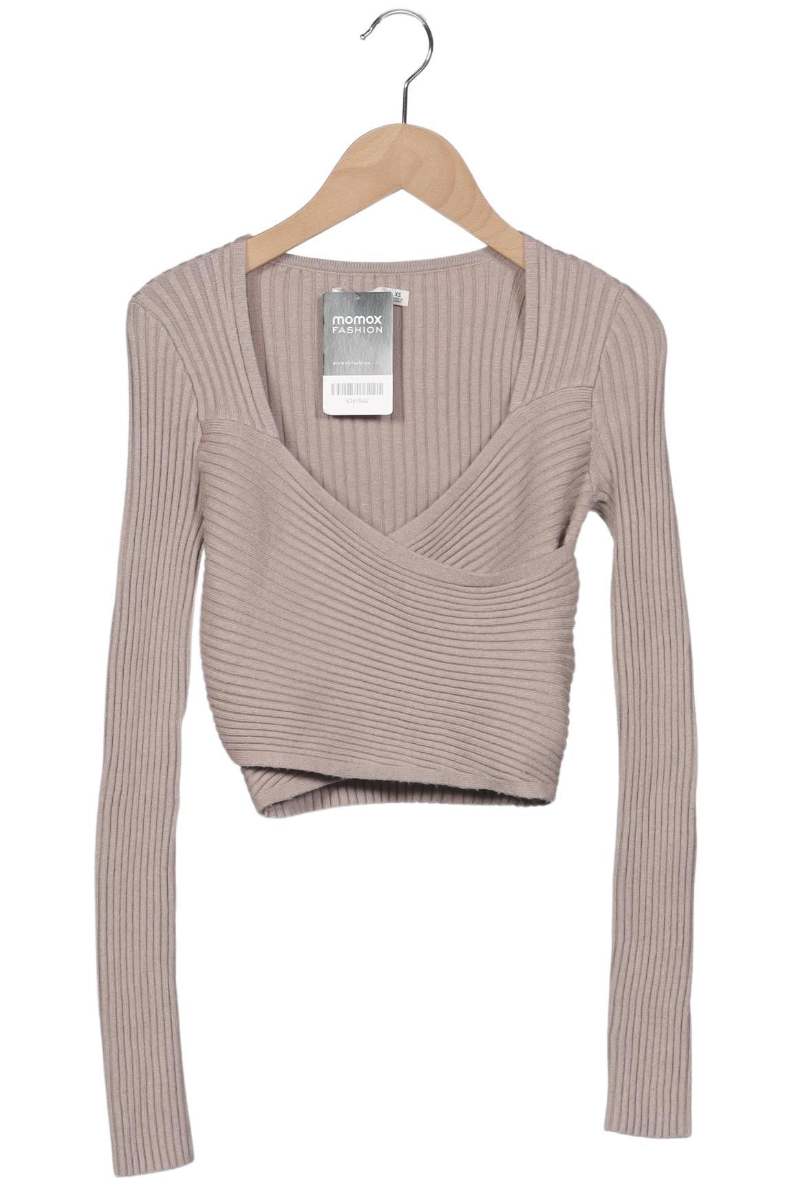 

Abercrombie & Fitch Damen Langarmshirt, beige, Gr. 34