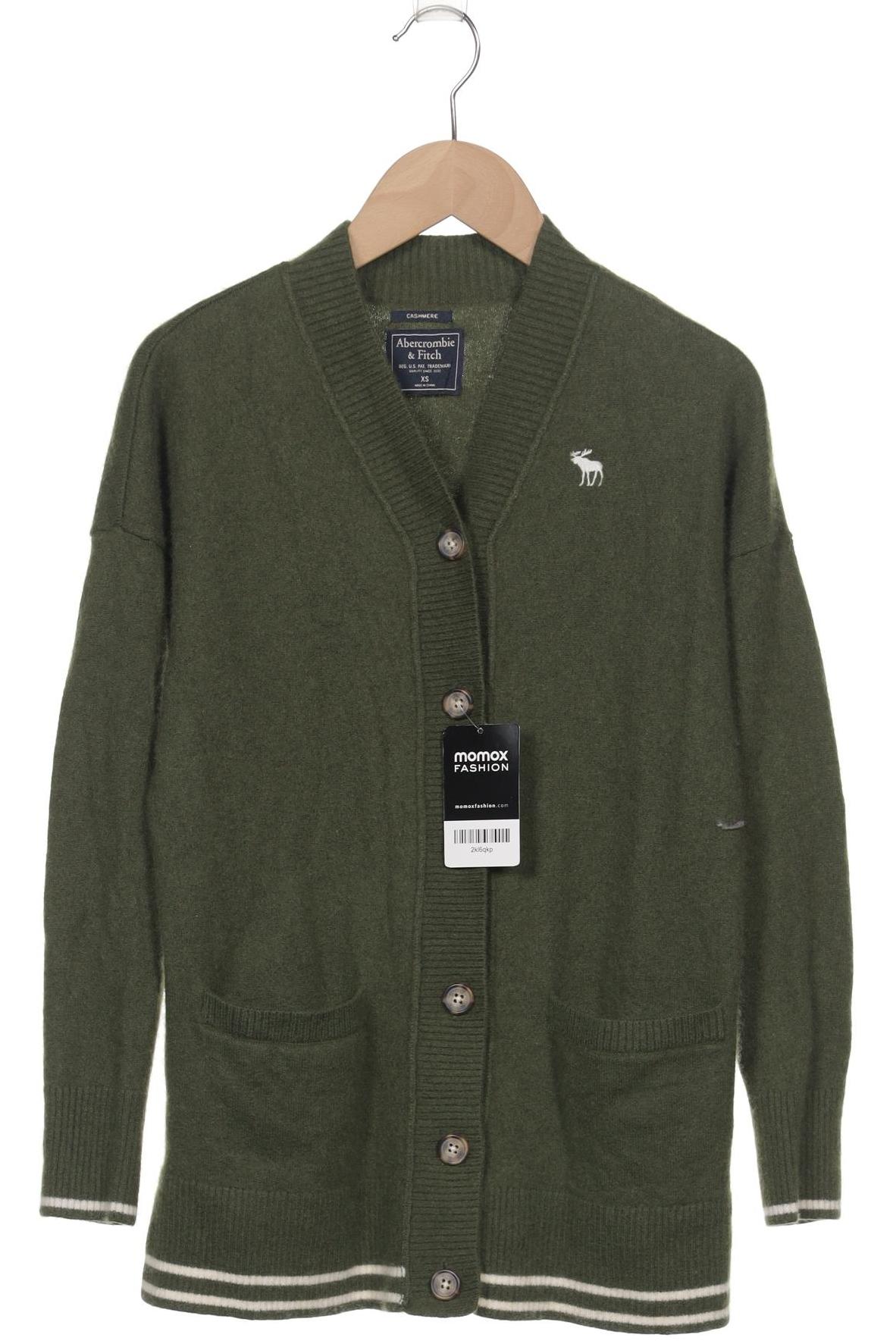 

Abercrombie & Fitch Damen Strickjacke, grün, Gr. 34