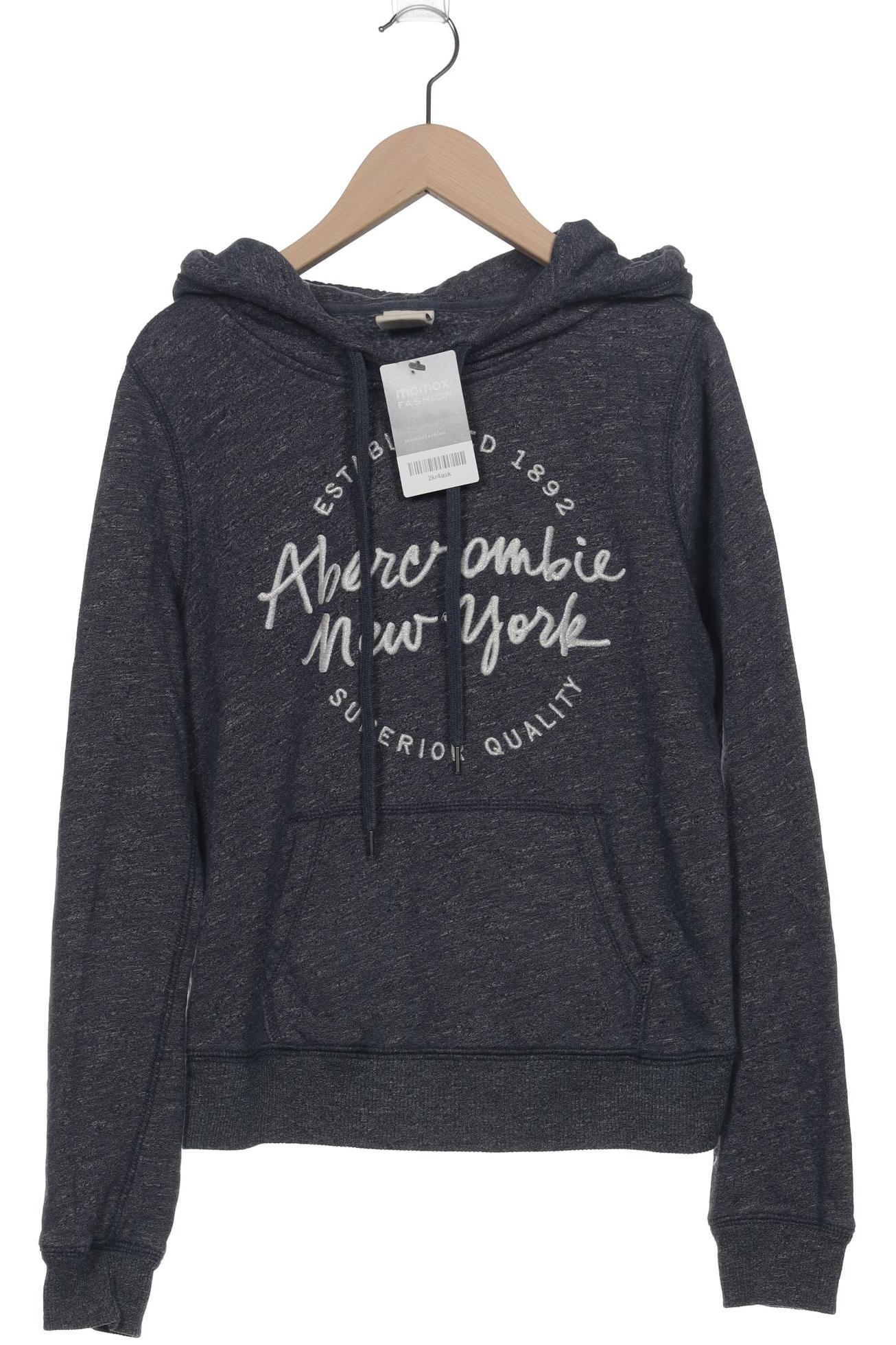 

Abercrombie & Fitch Damen Kapuzenpullover, blau, Gr. 36