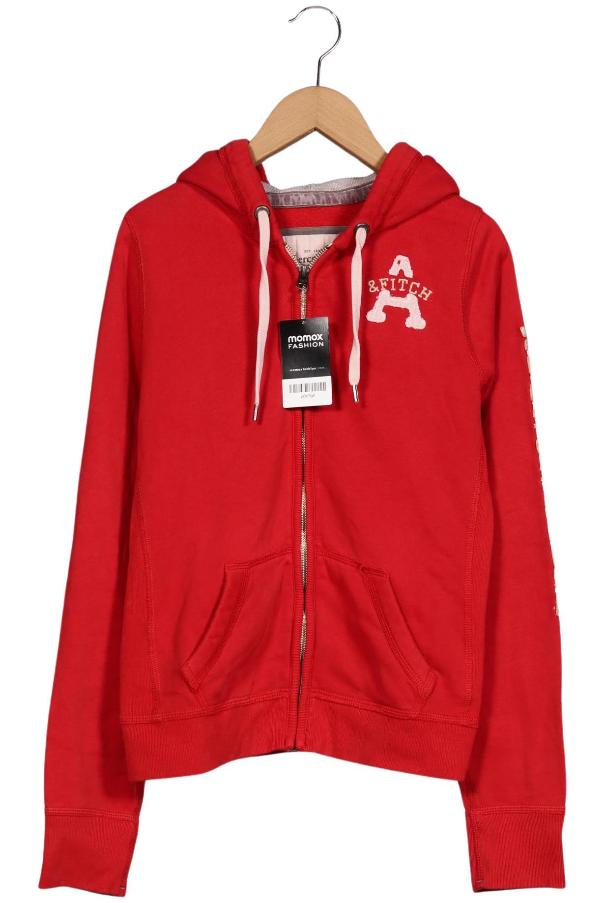 

Abercrombie & Fitch Damen Kapuzenpullover, rot, Gr. 38