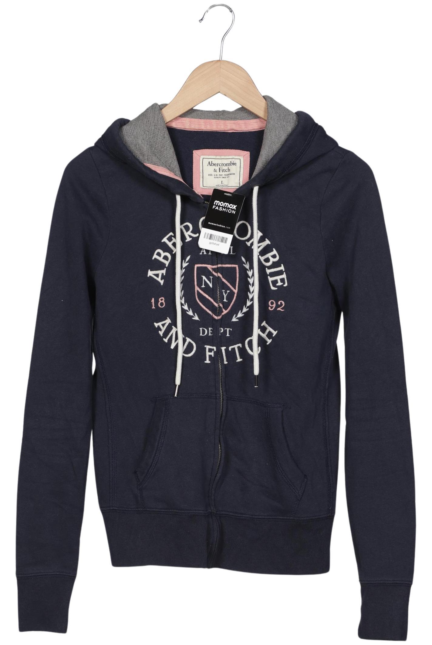 

Abercrombie & Fitch Damen Kapuzenpullover, marineblau, Gr. 42