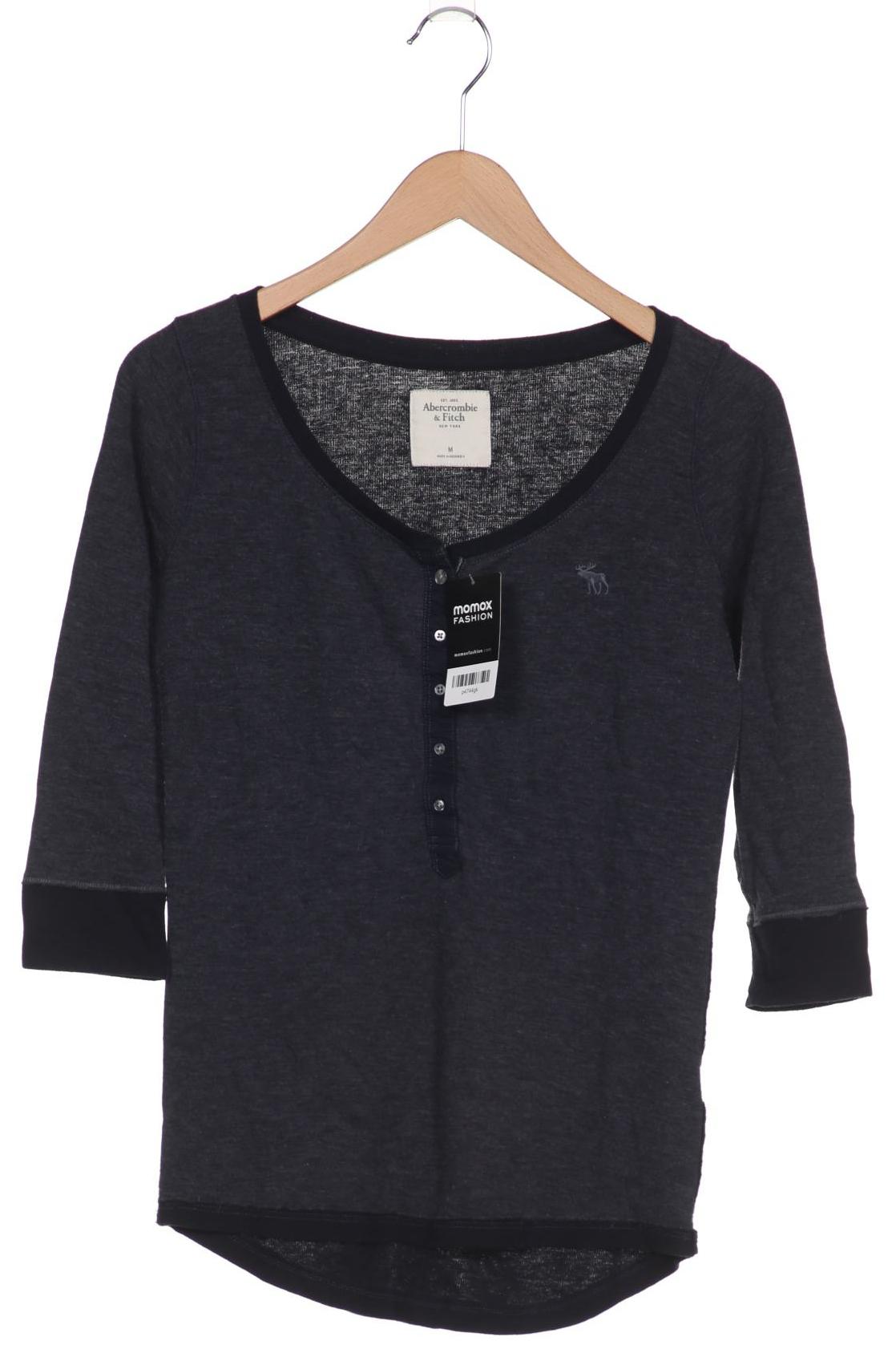 

Abercrombie & Fitch Damen Langarmshirt, grau, Gr. 38