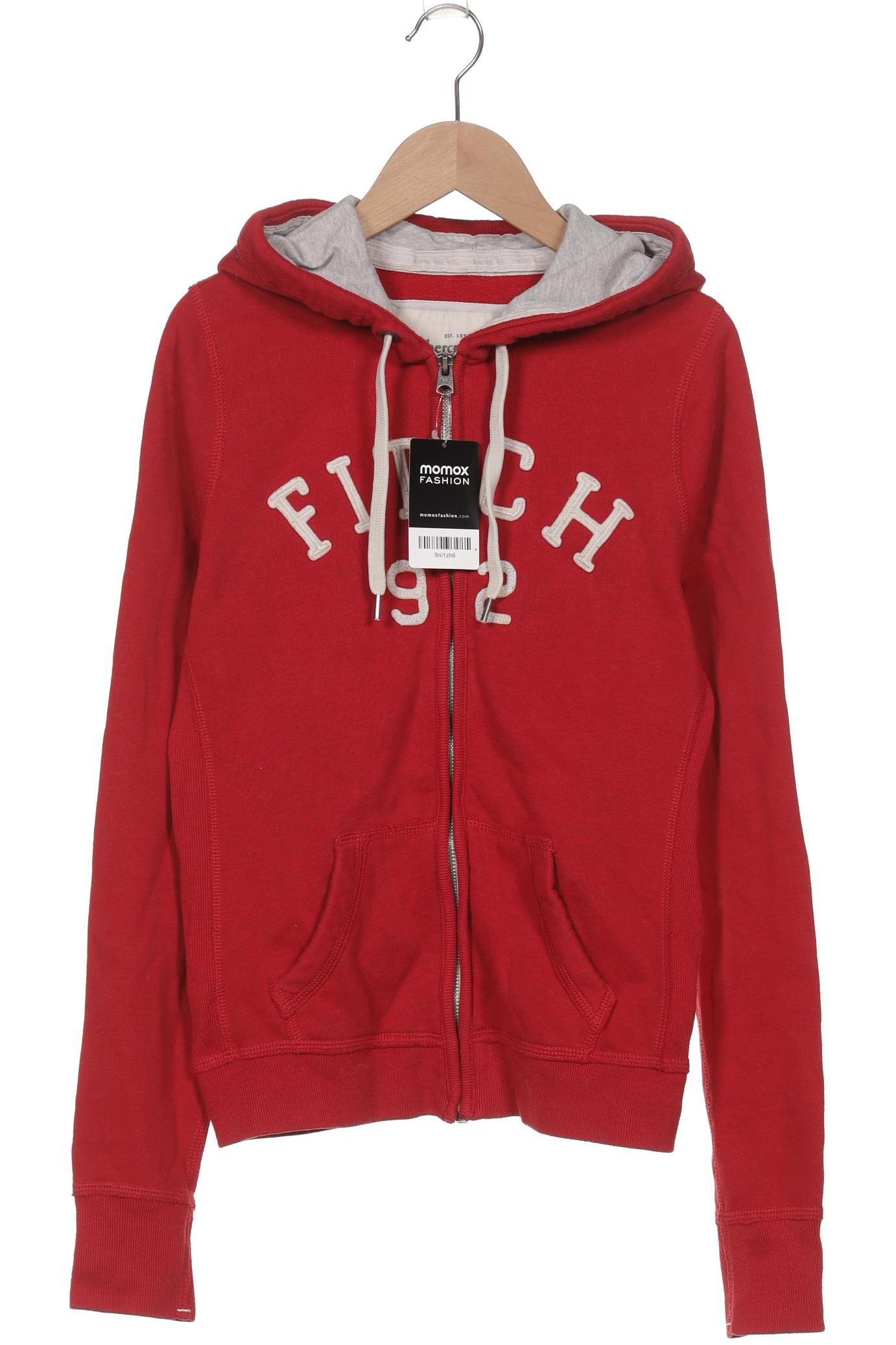 

Abercrombie & Fitch Damen Kapuzenpullover, rot, Gr. 38