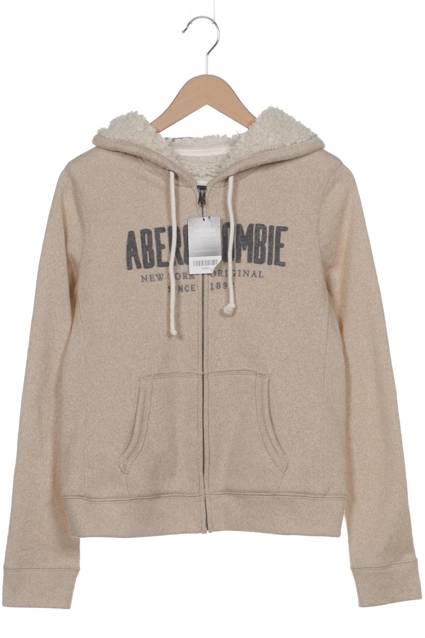 

Abercrombie & Fitch Damen Kapuzenpullover, beige, Gr. 38