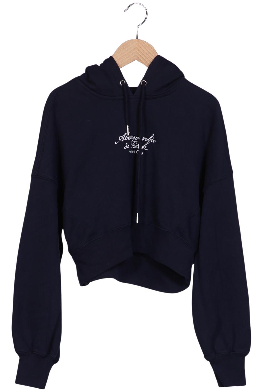 

Abercrombie & Fitch Damen Kapuzenpullover, marineblau, Gr. 34