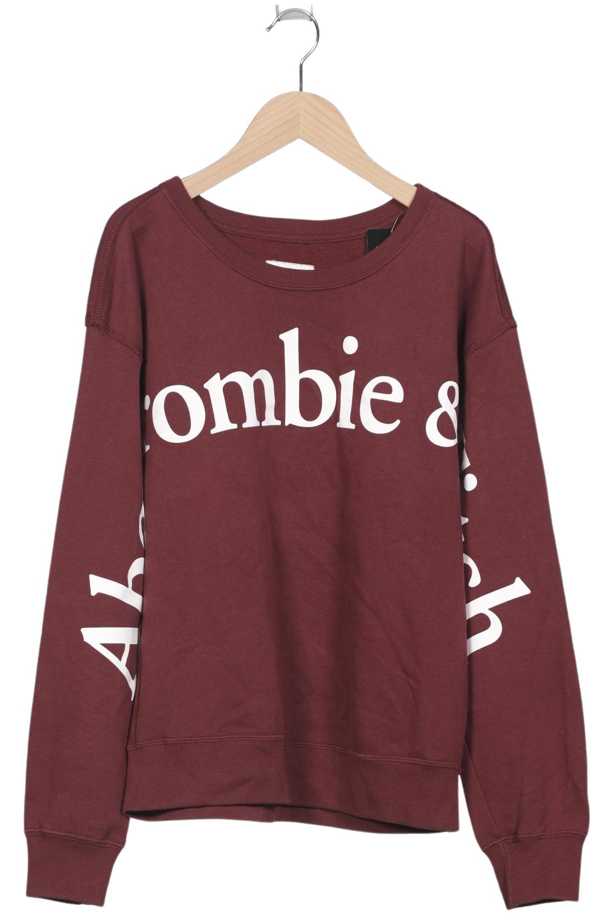 

Abercrombie & Fitch Damen Sweatshirt, bordeaux, Gr. 38
