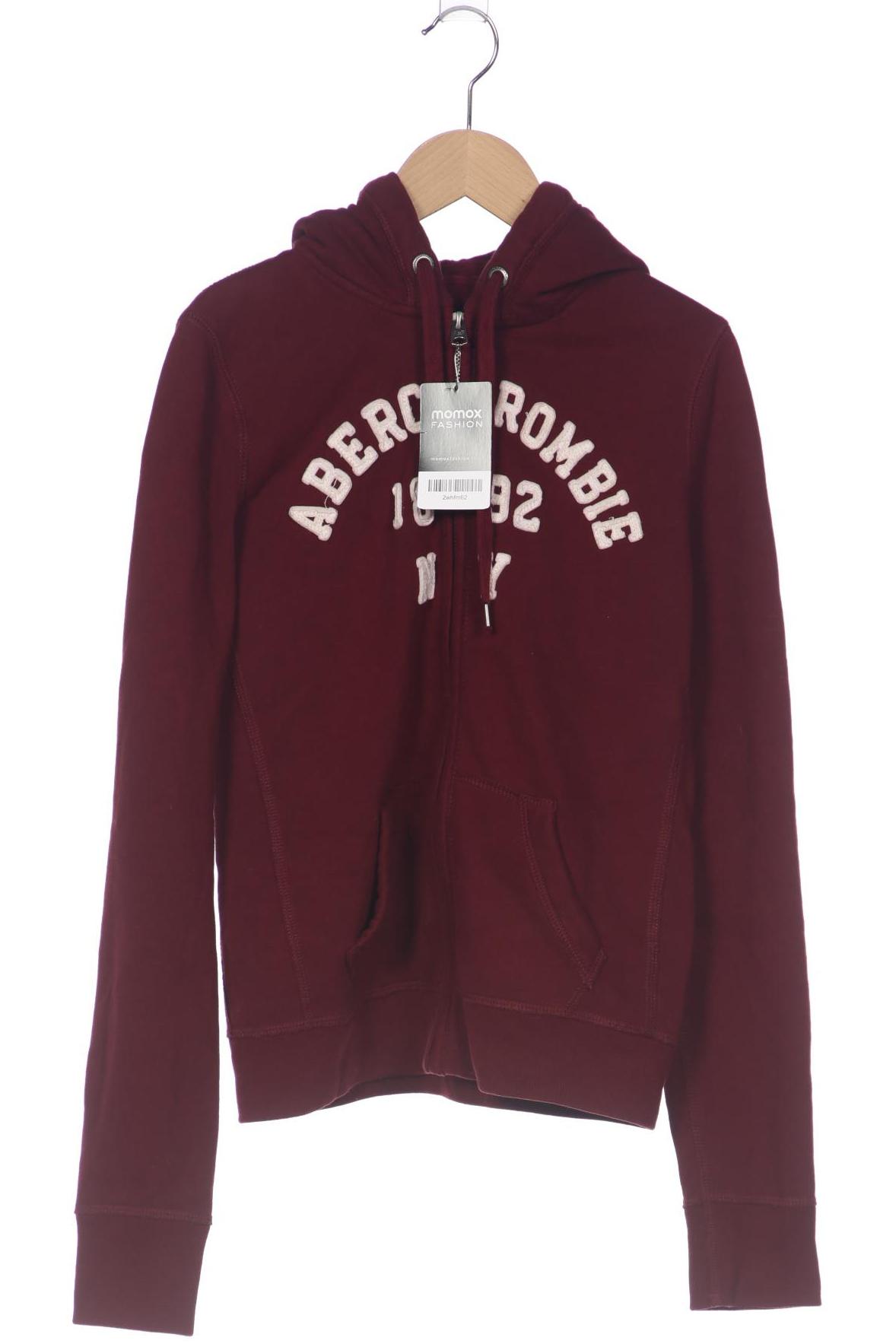 

Abercrombie & Fitch Damen Kapuzenpullover, bordeaux, Gr. 38