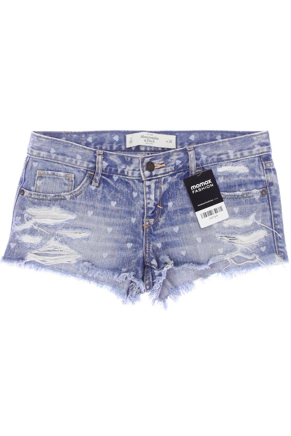 

Abercrombie & Fitch Damen Shorts, blau, Gr. 26
