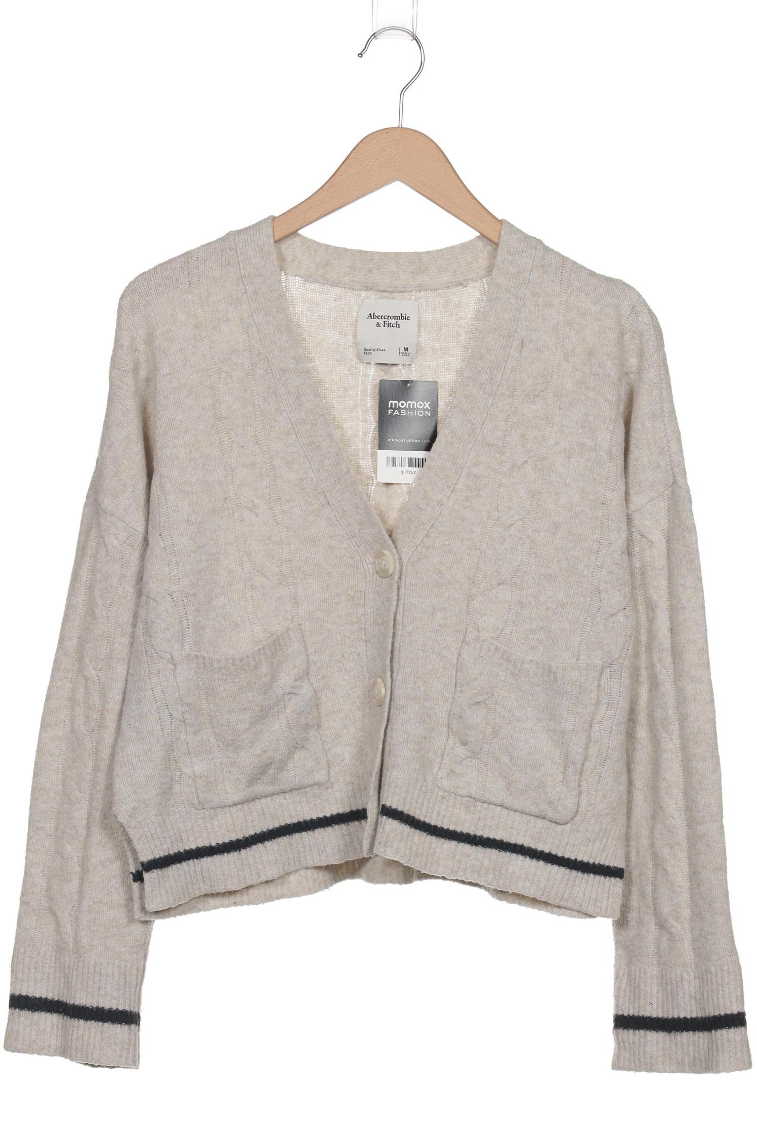 

Abercrombie & Fitch Damen Strickjacke, cremeweiß, Gr. 38