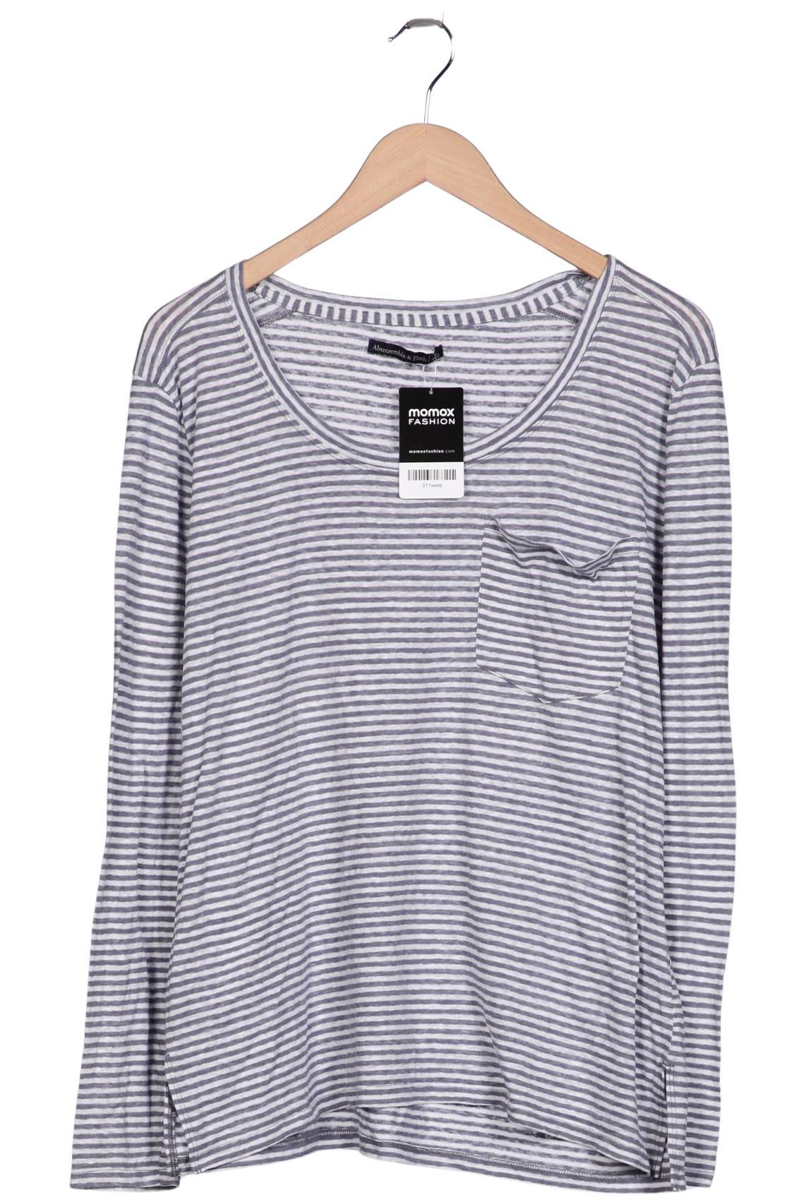 

Abercrombie & Fitch Damen Langarmshirt, grau, Gr. 42