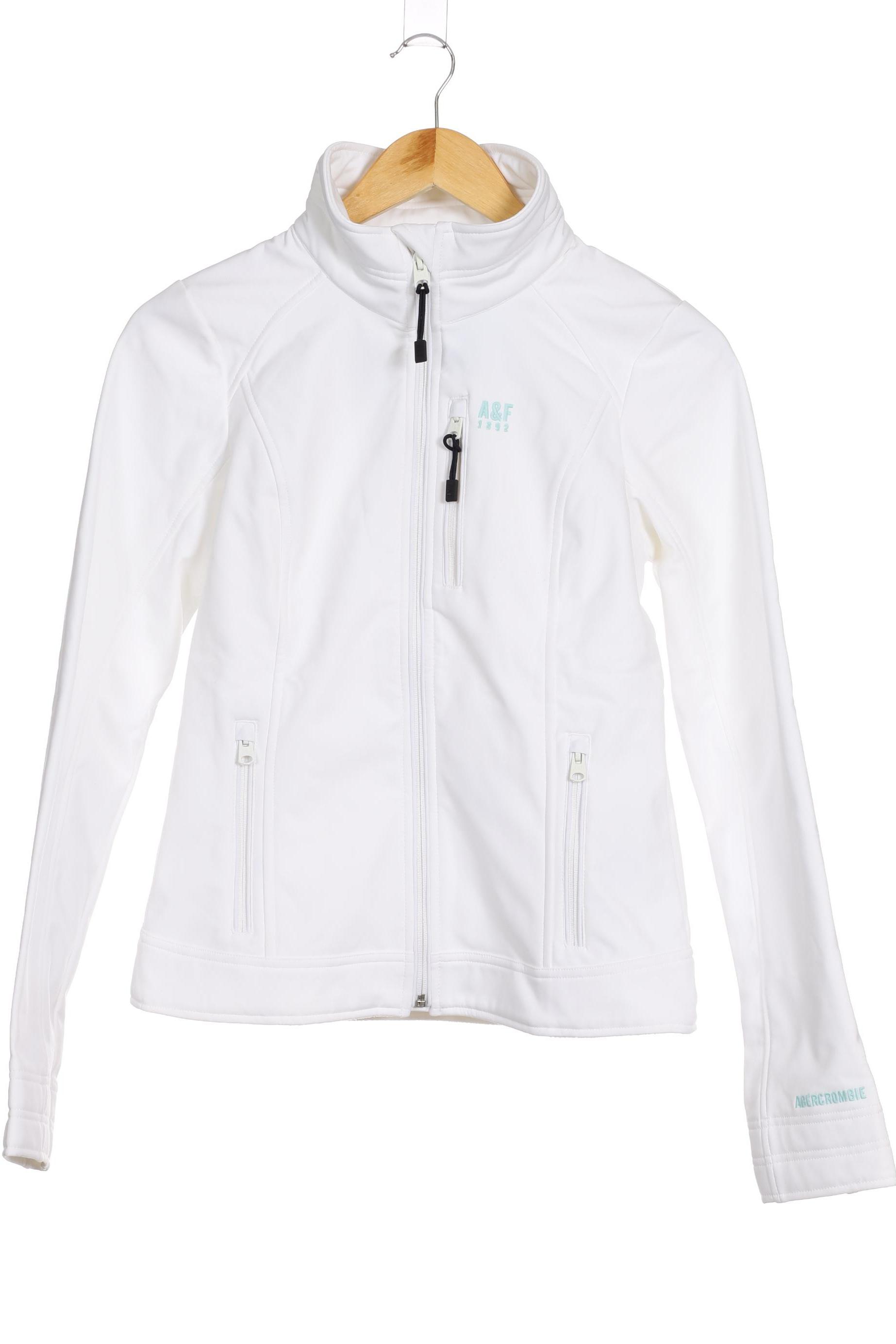 

Abercrombie & Fitch Damen Jacke, weiß, Gr. 38