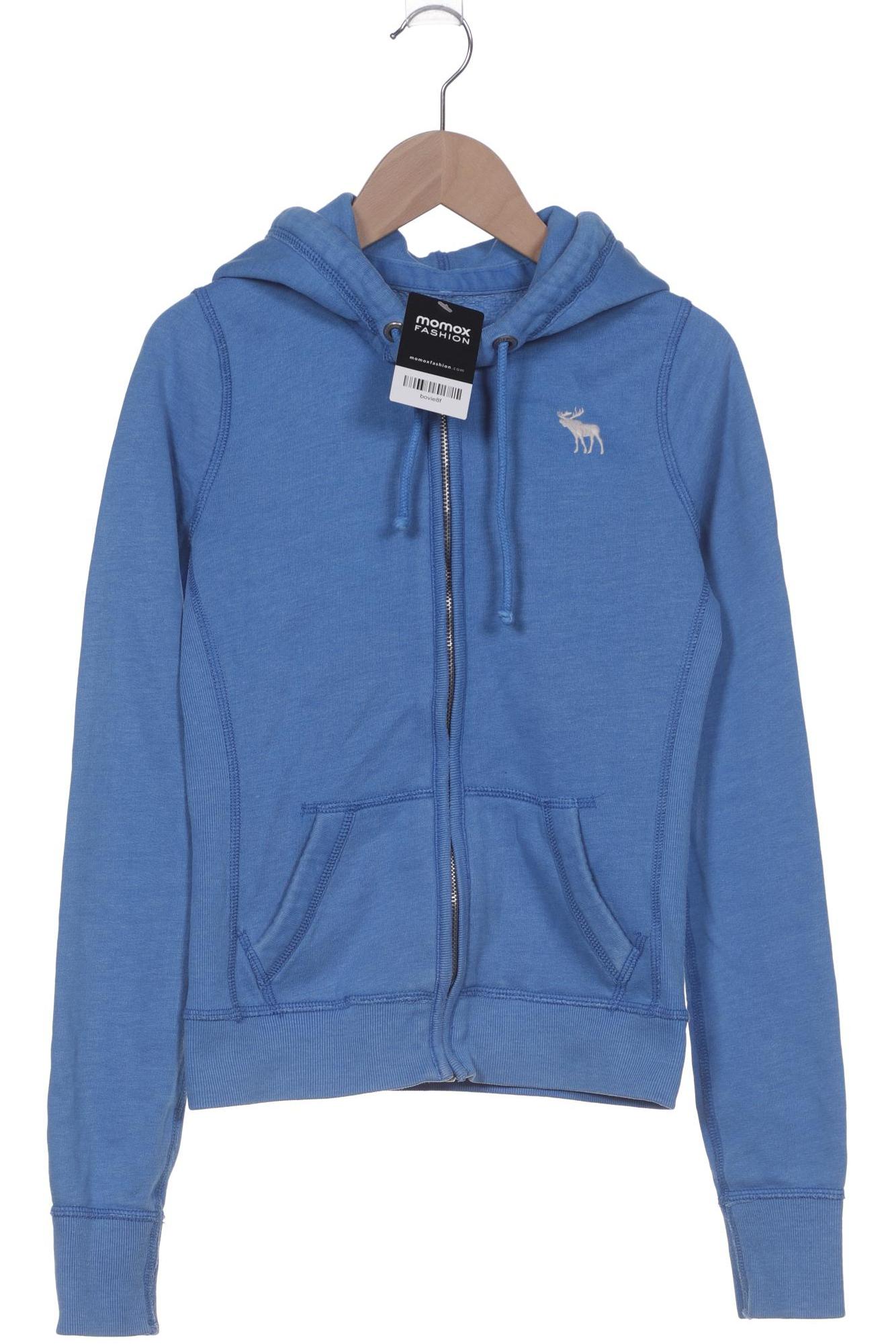 

Abercrombie & Fitch Damen Kapuzenpullover, blau, Gr. 34