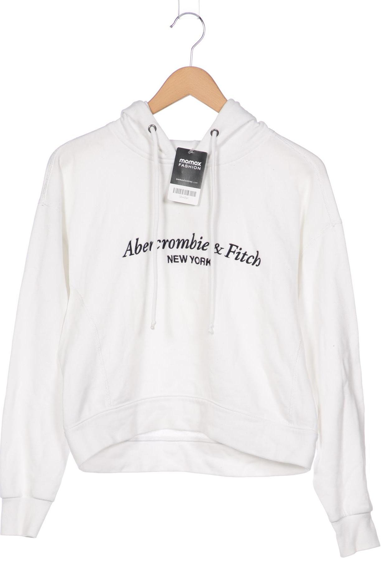 

Abercrombie & Fitch Damen Kapuzenpullover, weiß, Gr. 36
