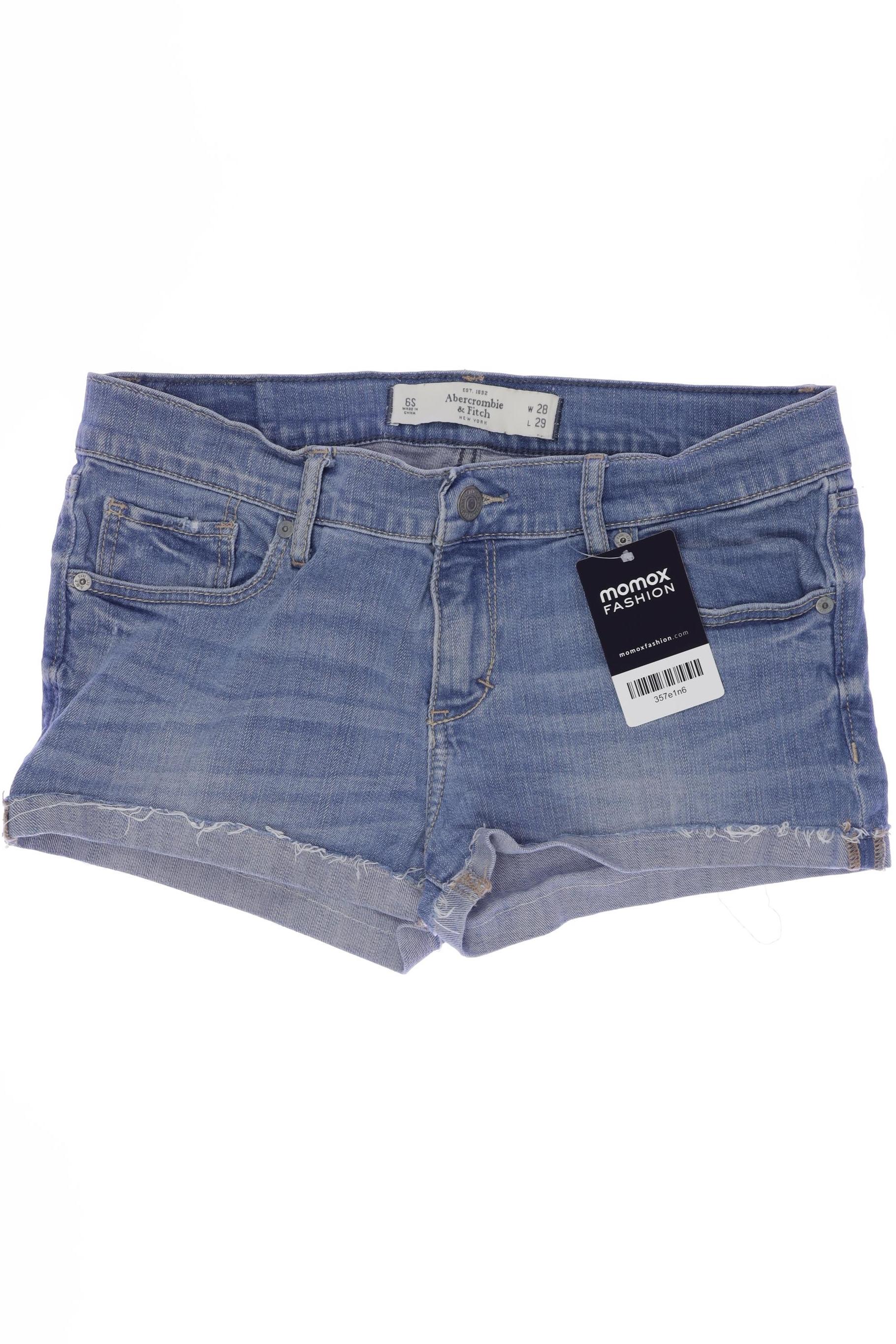 

Abercrombie & Fitch Damen Shorts, hellblau, Gr. 28