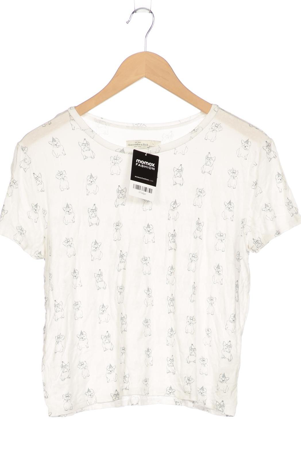 

Abercrombie & Fitch Damen T-Shirt, weiß, Gr. 42