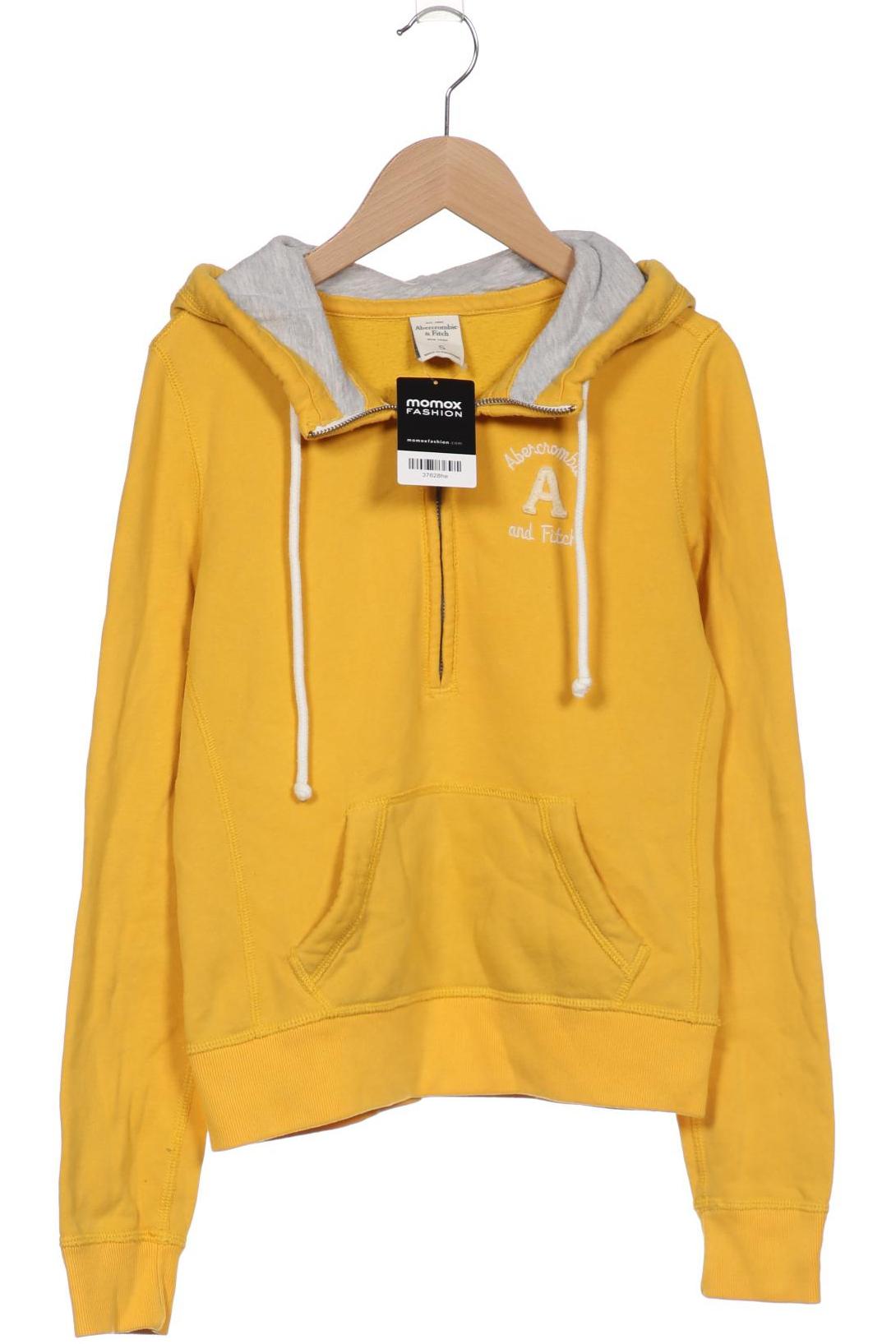 

Abercrombie & Fitch Damen Kapuzenpullover, gelb