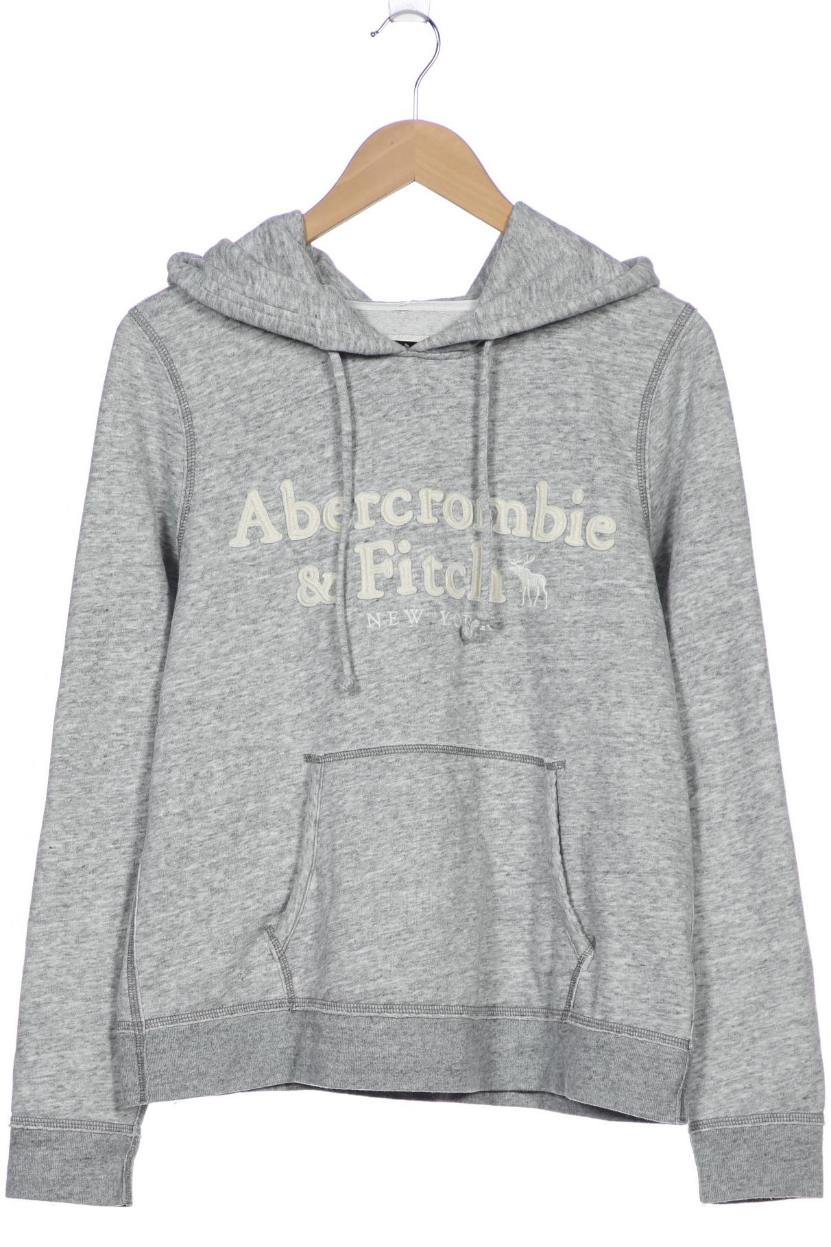 

Abercrombie & Fitch Damen Kapuzenpullover, grau, Gr. 42