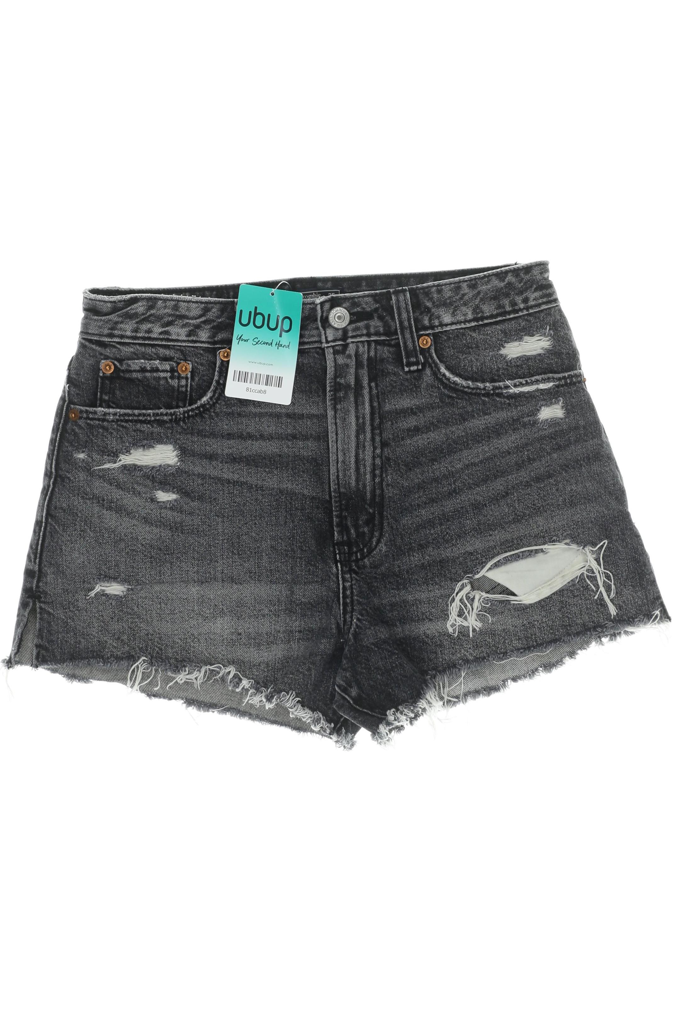 

Abercrombie & Fitch Damen Shorts, grau, Gr. 26