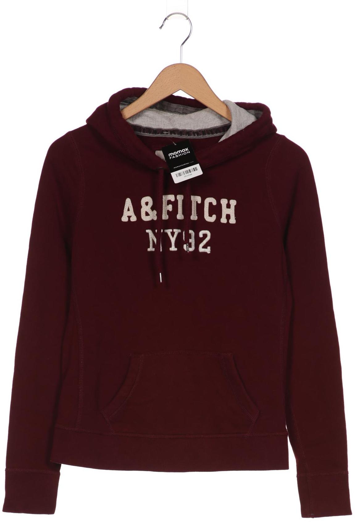 

Abercrombie & Fitch Damen Kapuzenpullover, bordeaux, Gr. 38