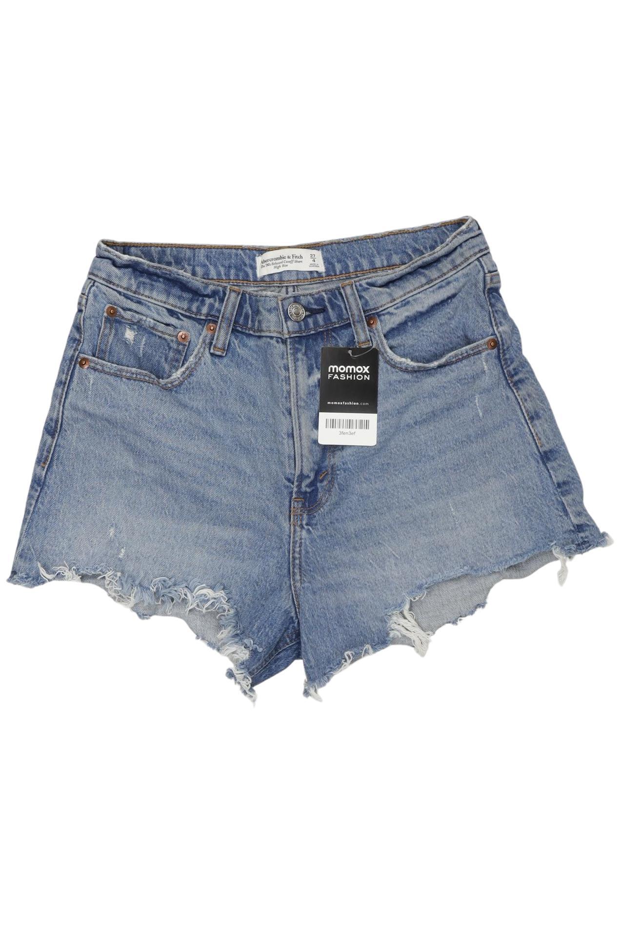

Abercrombie & Fitch Damen Shorts, blau, Gr. 27