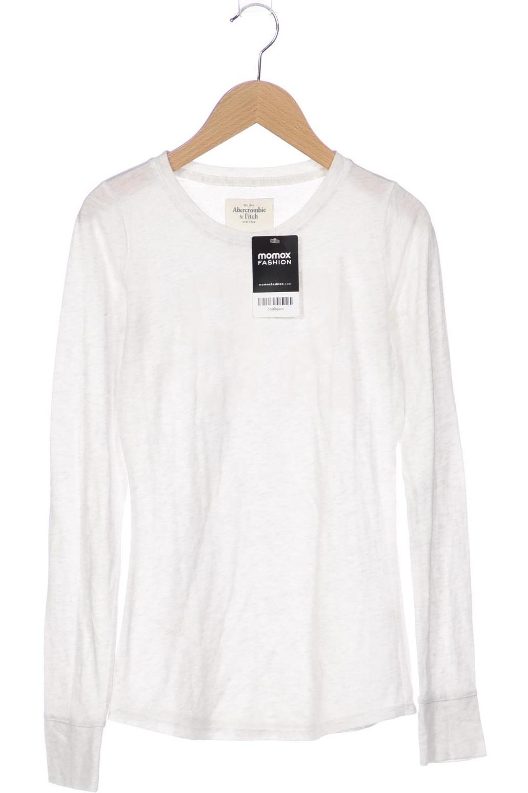 

Abercrombie & Fitch Damen Langarmshirt, cremeweiß