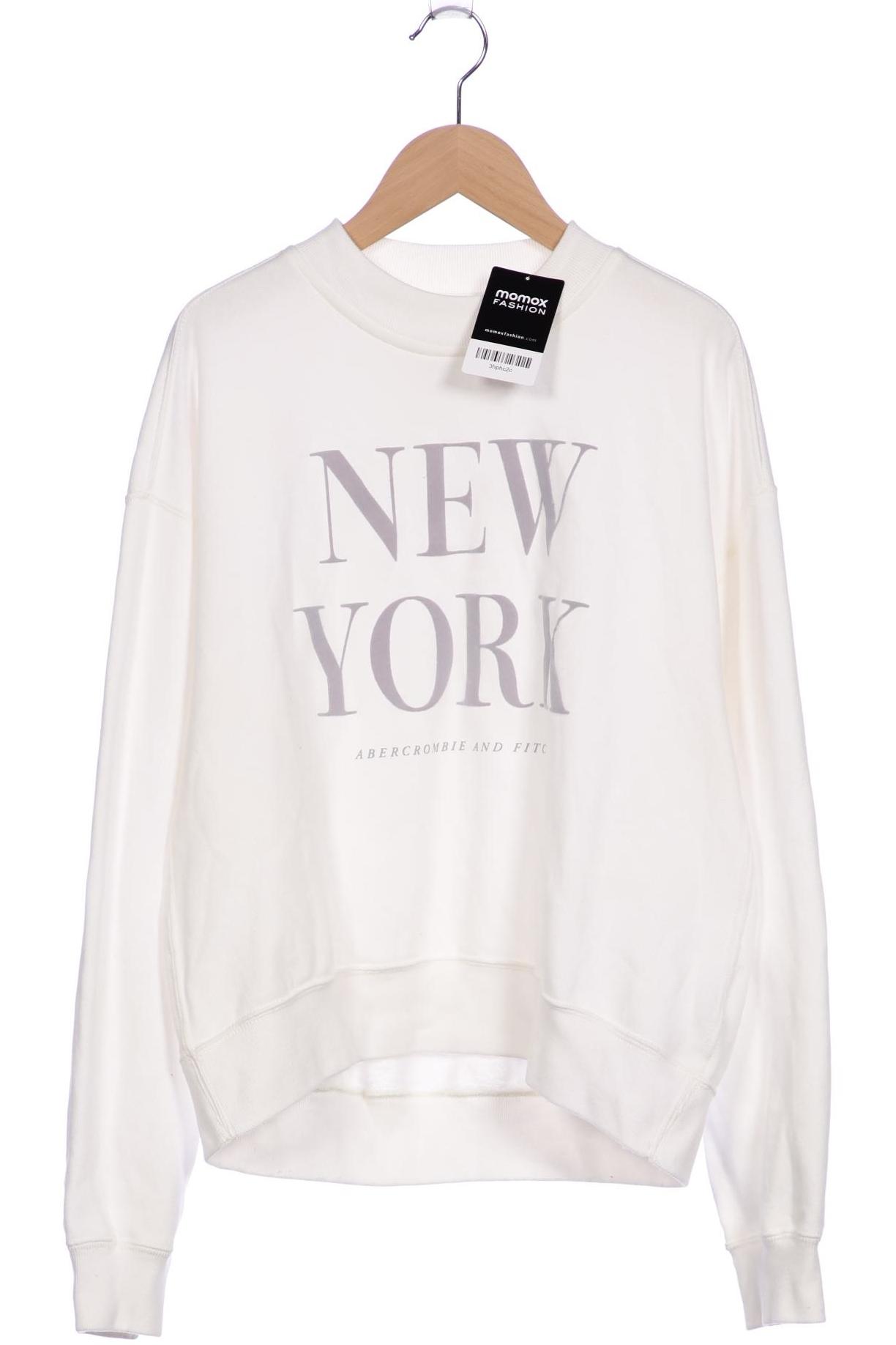 

Abercrombie & Fitch Damen Sweatshirt, weiß, Gr. 38