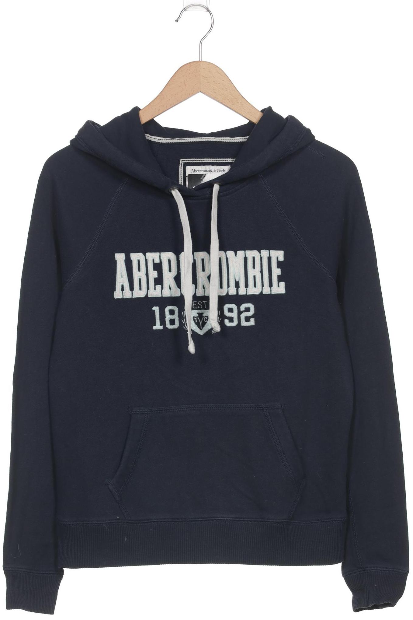 

Abercrombie & Fitch Damen Kapuzenpullover, marineblau, Gr. 38