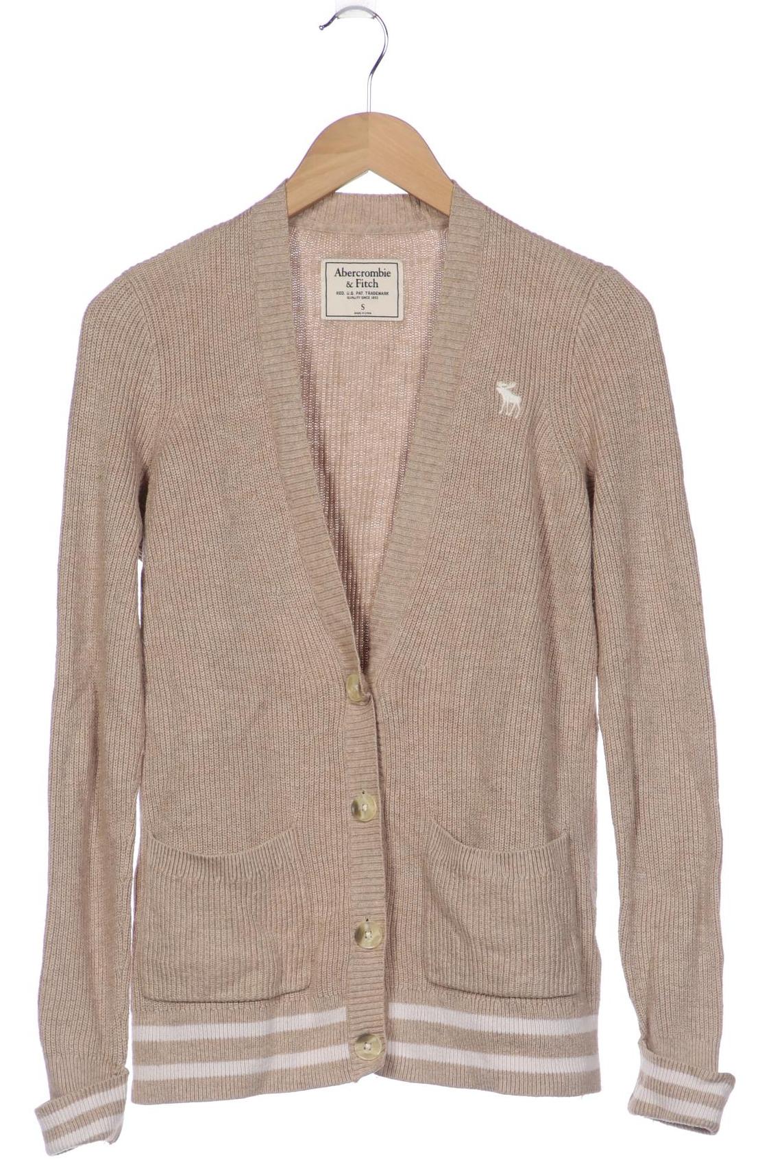 

Abercrombie & Fitch Damen Strickjacke, beige, Gr. 36