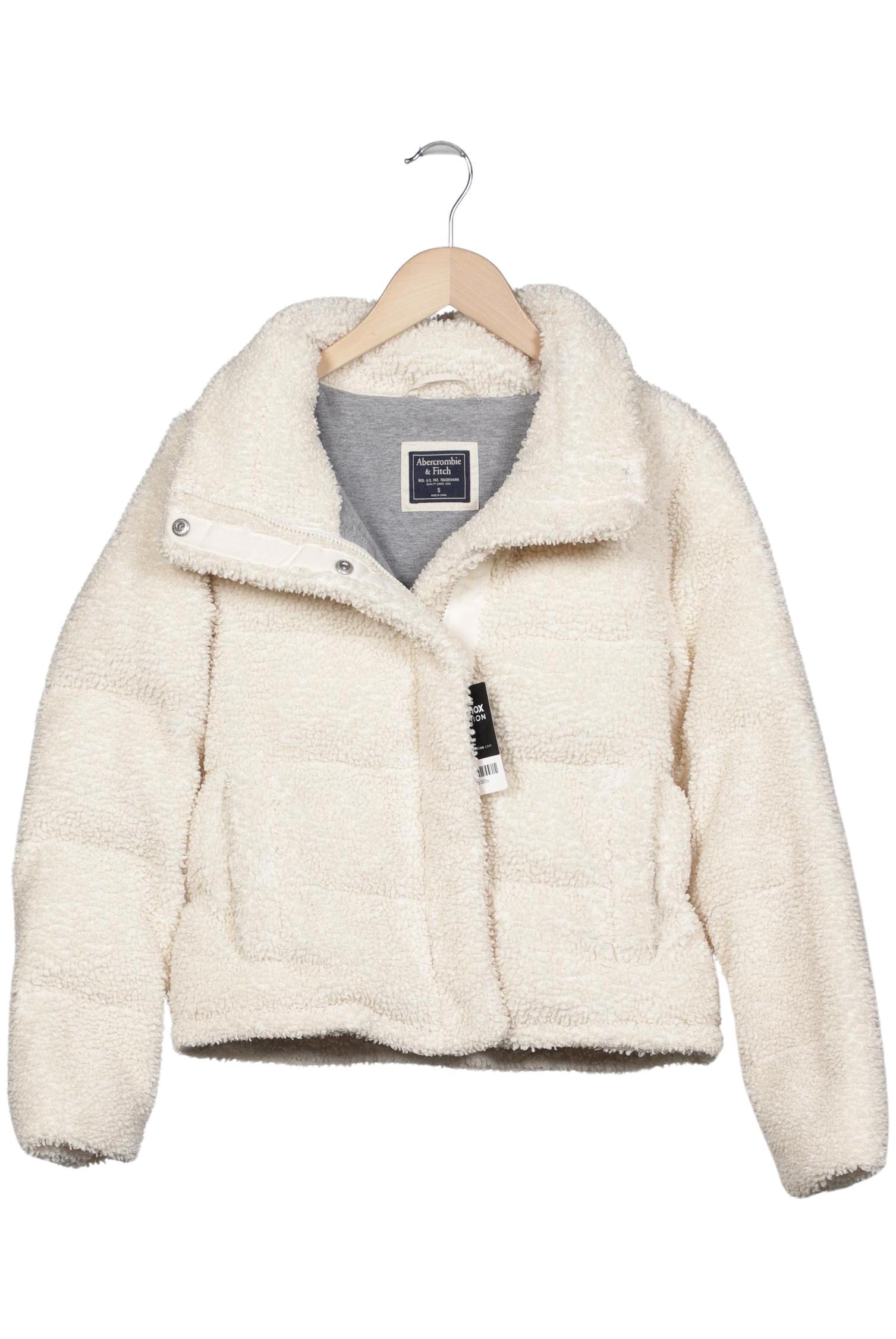 

Abercrombie & Fitch Damen Jacke, cremeweiß, Gr. 36