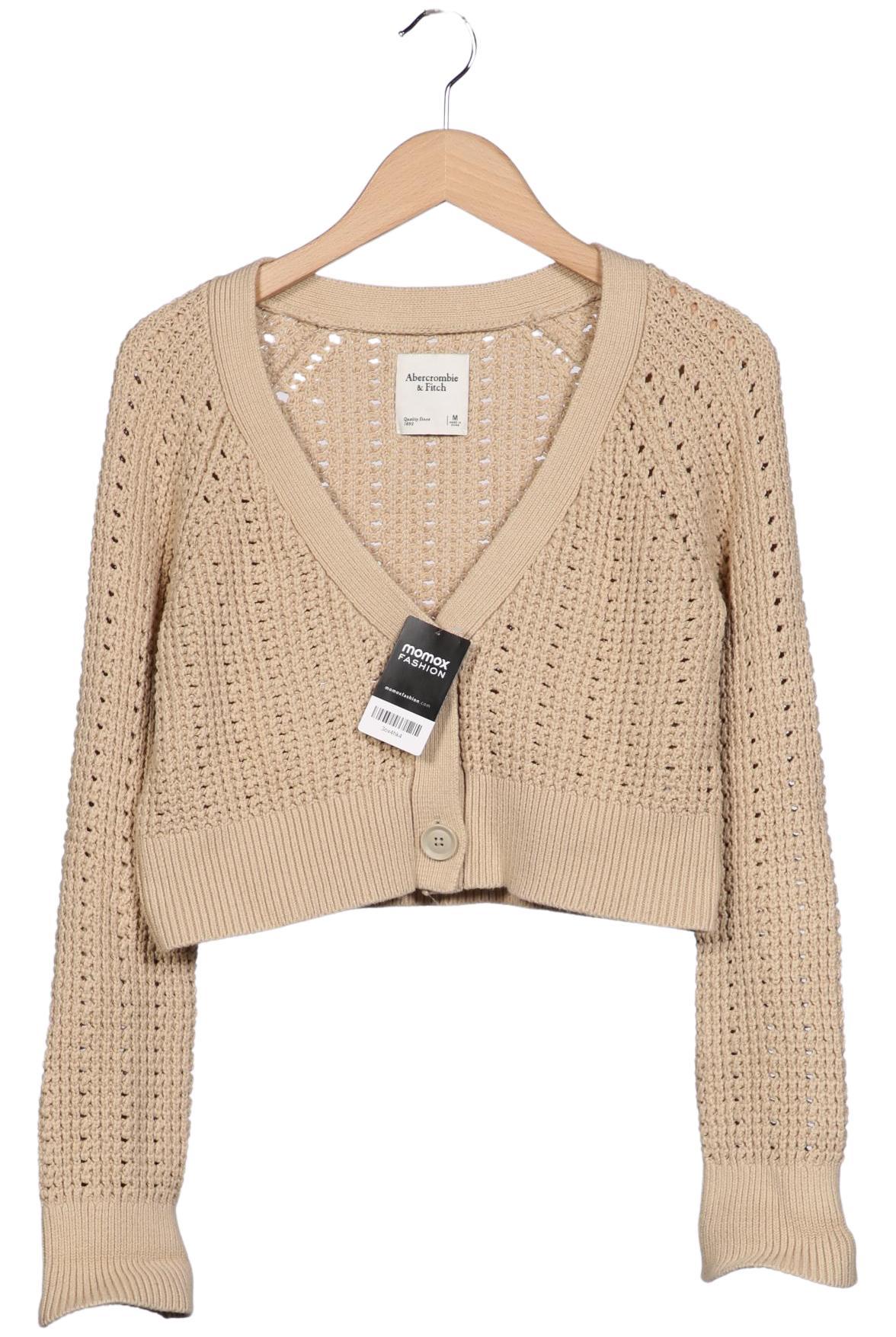 

Abercrombie & Fitch Damen Strickjacke, beige, Gr. 38