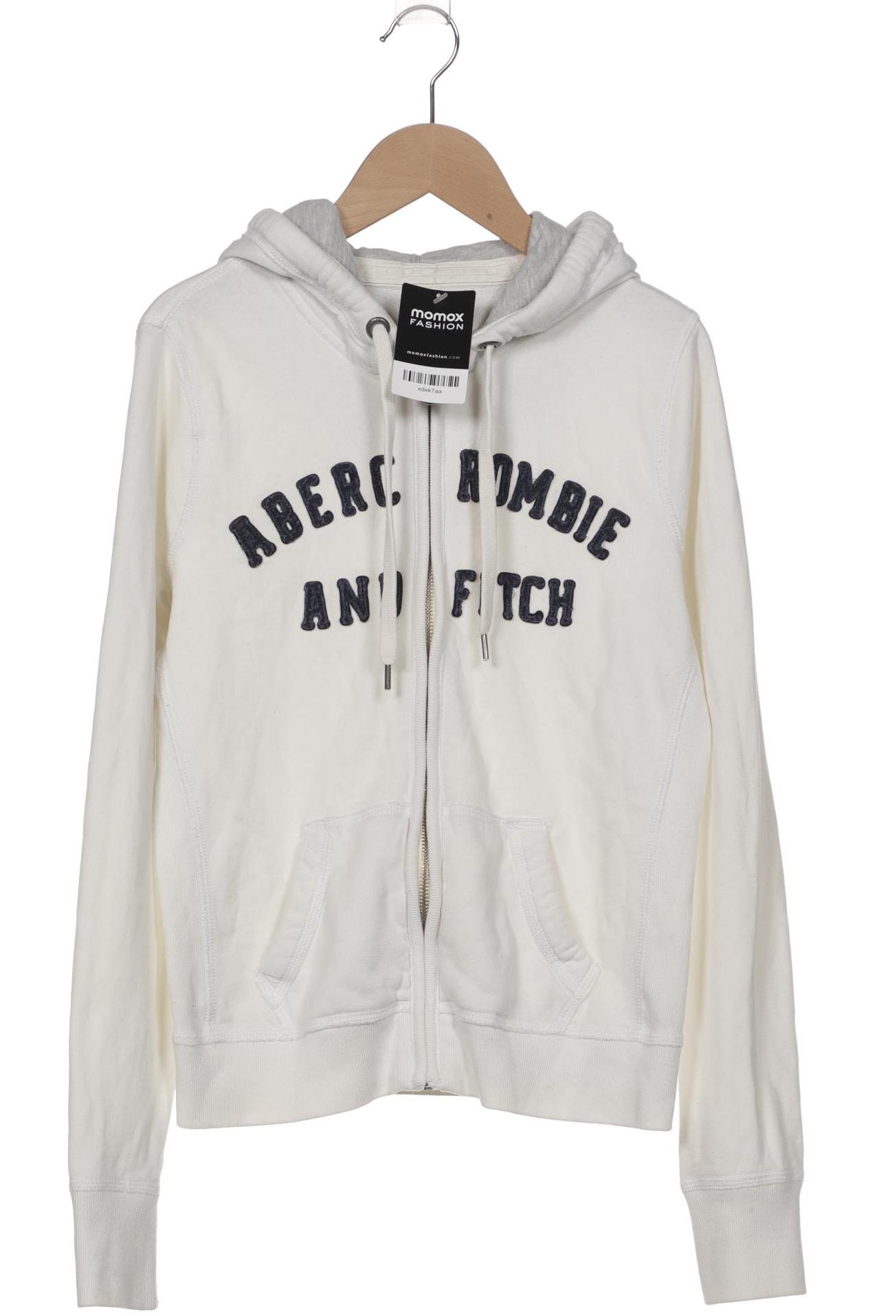 

Abercrombie & Fitch Damen Kapuzenpullover, weiß, Gr. 38