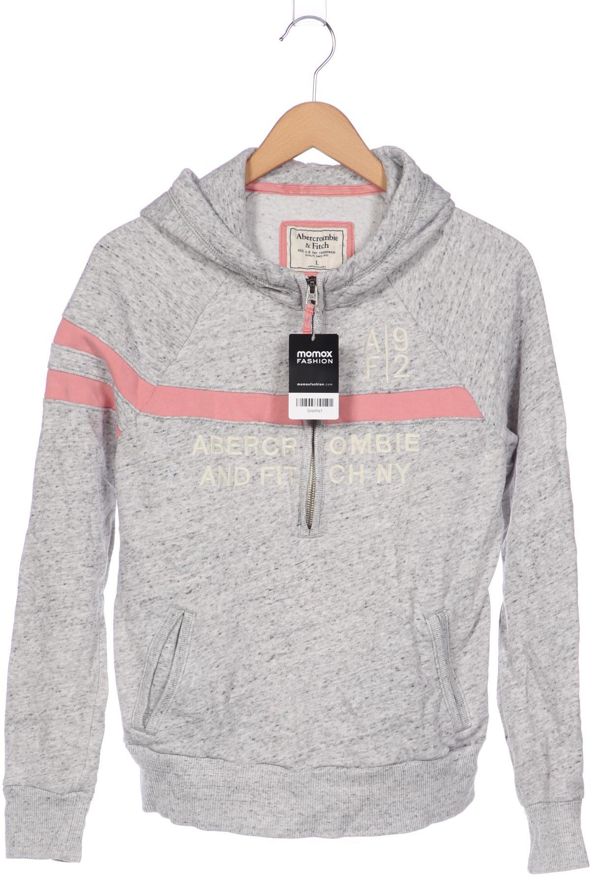 

Abercrombie & Fitch Damen Kapuzenpullover, grau, Gr. 42