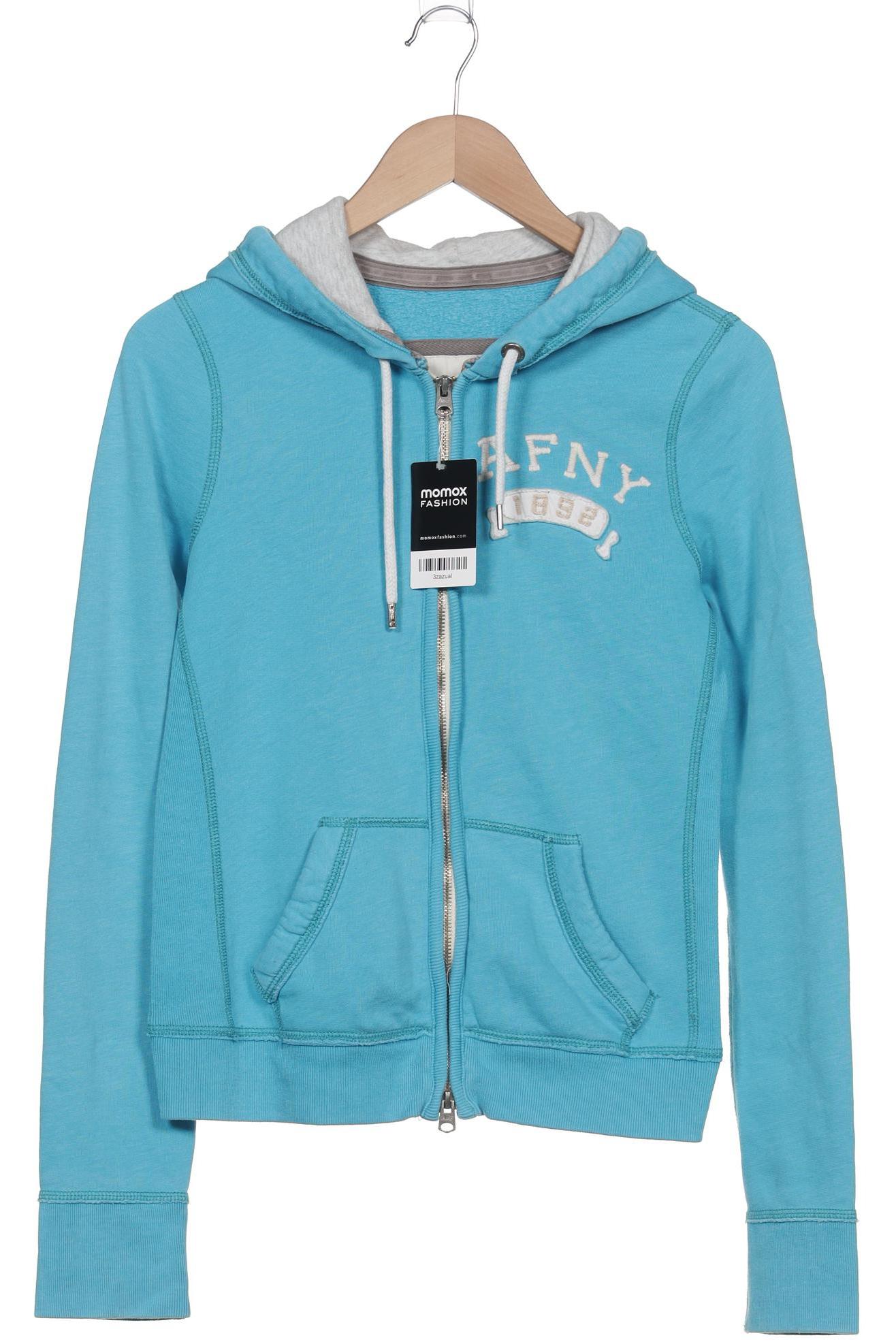 

Abercrombie & Fitch Damen Kapuzenpullover, hellblau, Gr. 36