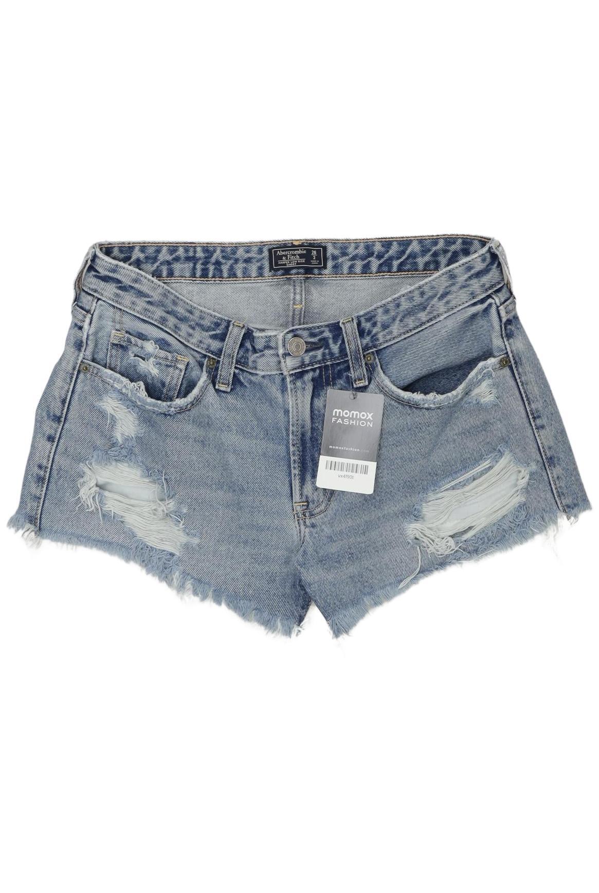 

Abercrombie & Fitch Damen Shorts, blau, Gr. 26