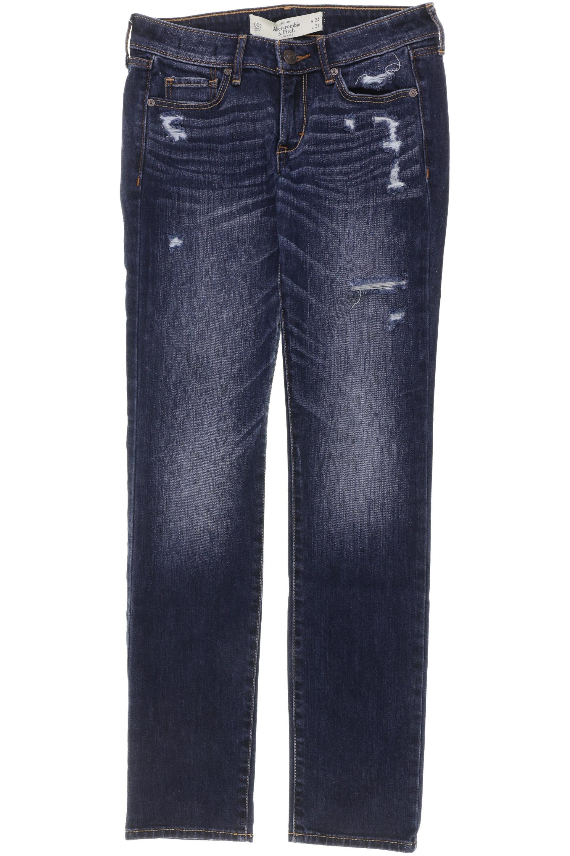 

Abercrombie & Fitch Damen Jeans, marineblau, Gr. 24