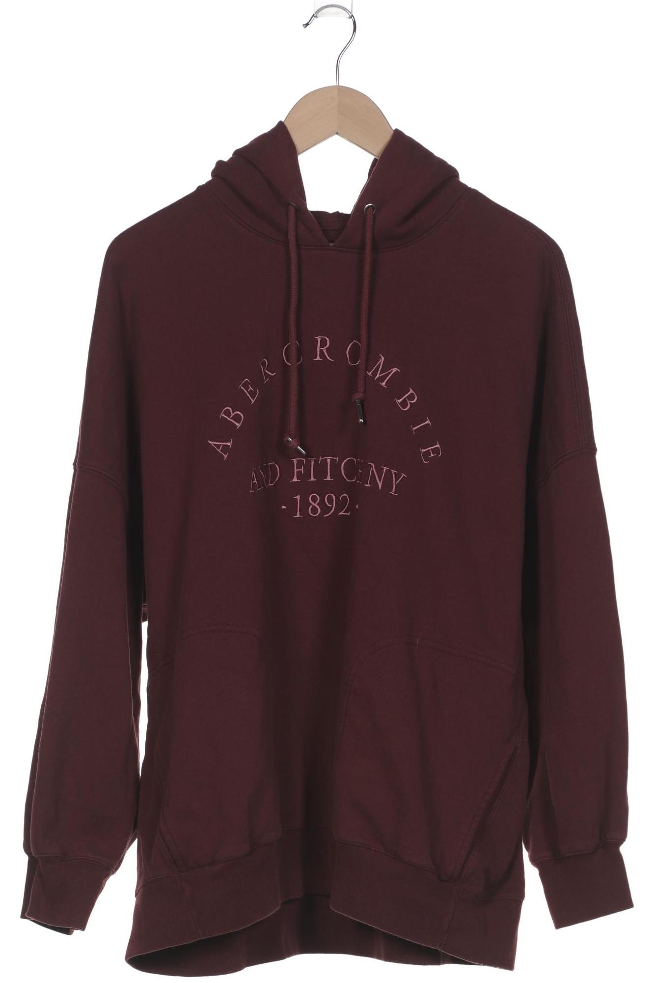 

Abercrombie & Fitch Damen Kapuzenpullover, bordeaux, Gr. 44