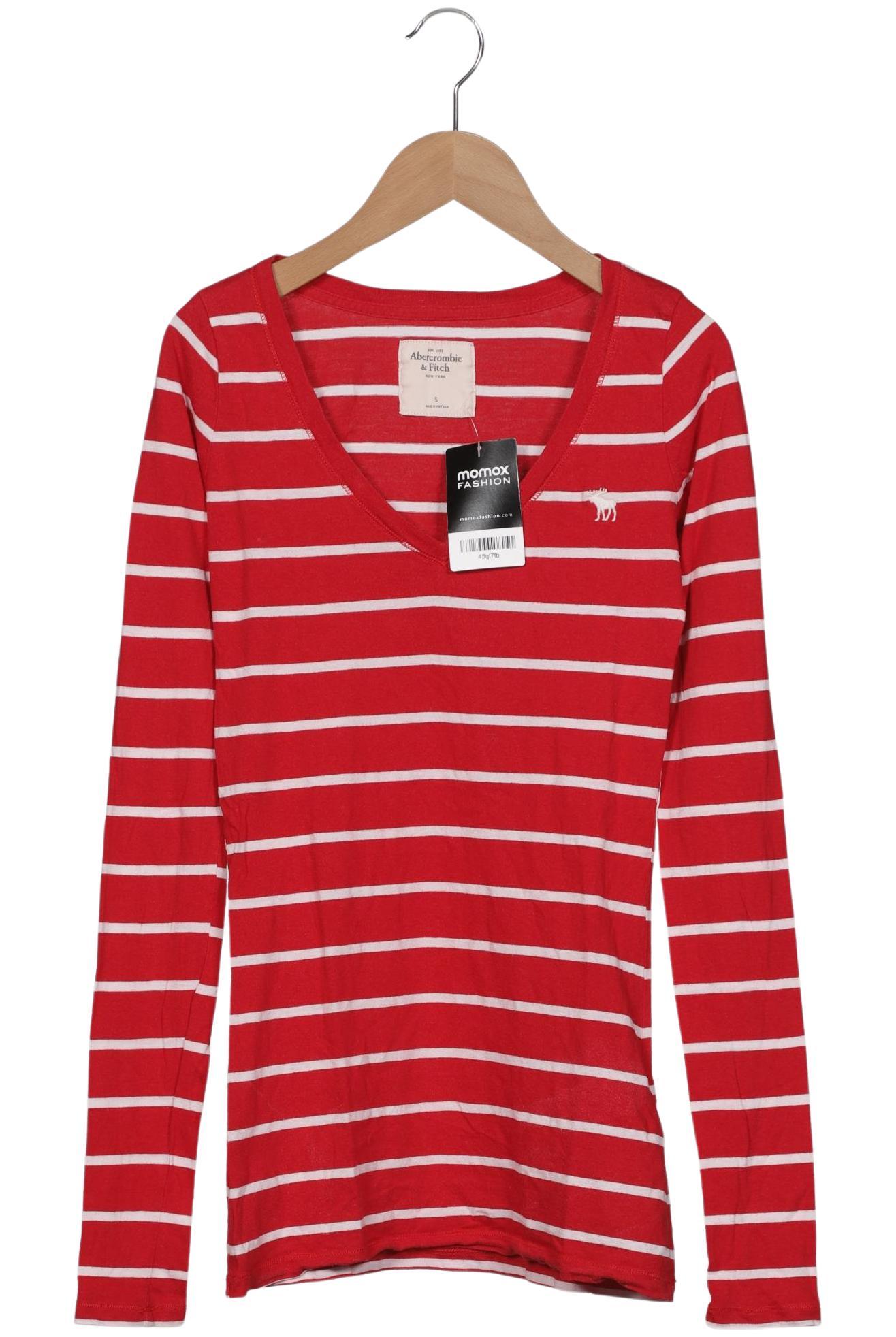 

Abercrombie & Fitch Damen Langarmshirt, mehrfarbig, Gr. 36