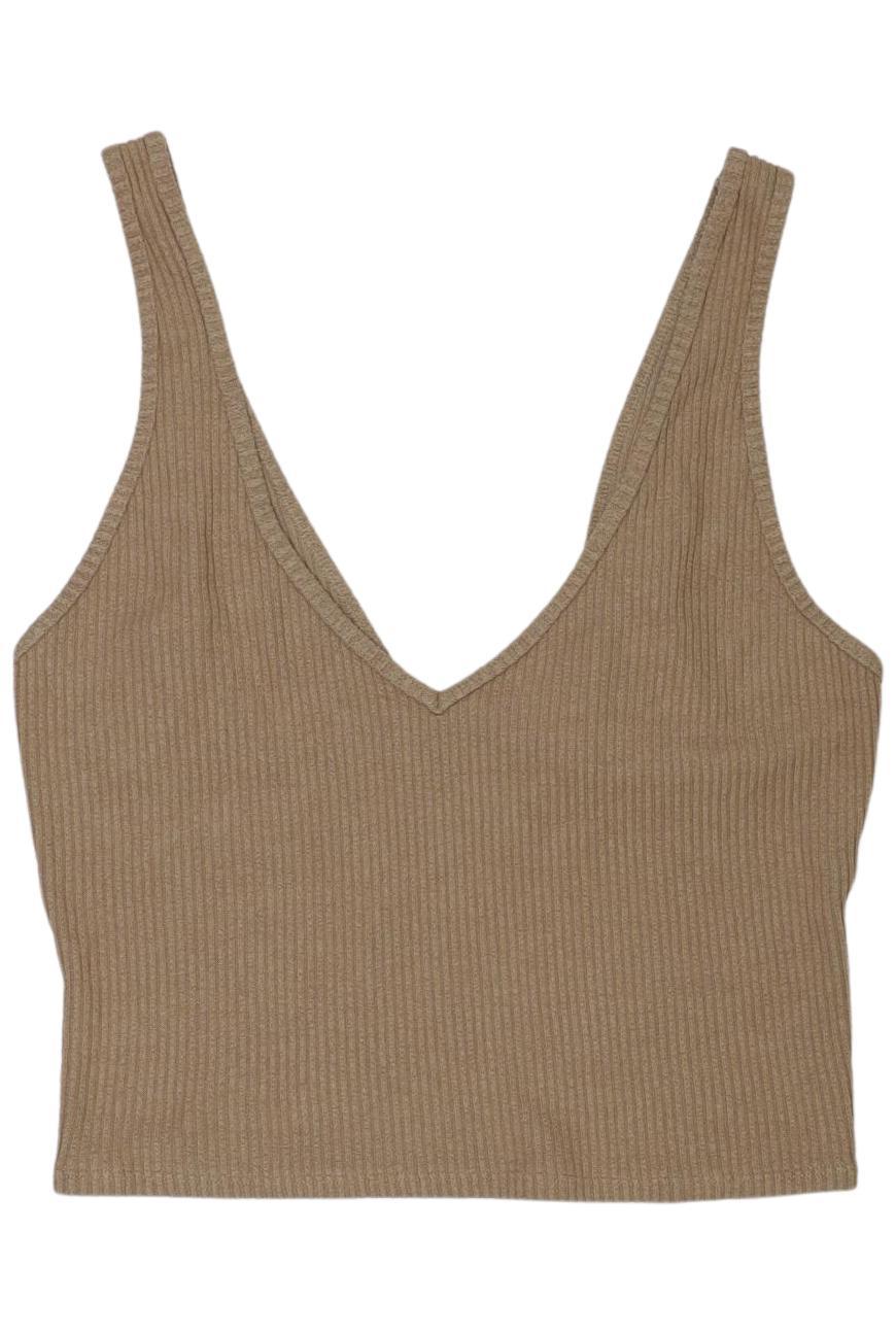 

Abercrombie & Fitch Damen Top, beige, Gr. 38